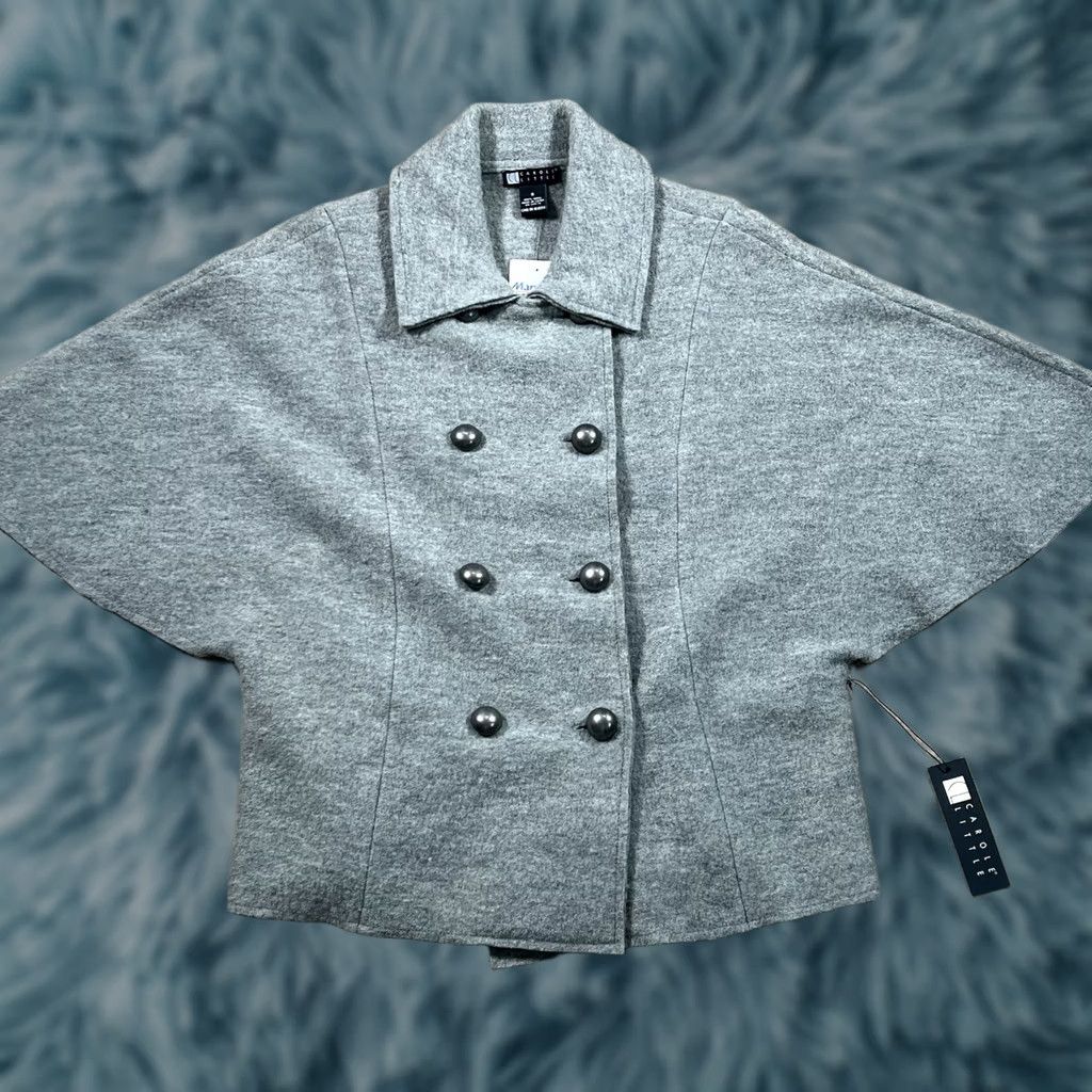 J Brand Womens Sweater Cape Poncho Gray S Style Brand Unbranded Capes & Ponchos Style: Cape Sweater, Gray, S, Womens Size S / US 4 / IT 40 - 1 Thumbnail
