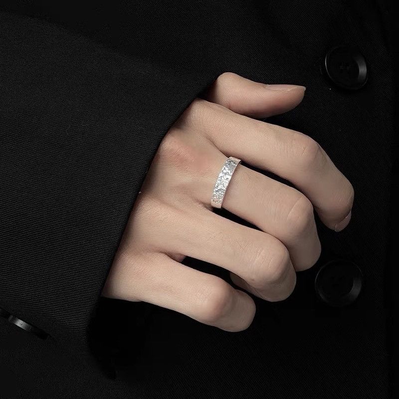 Jewelry Hip-hop Jewelry Rings Open Size Chrome Ring (Size 7-13) Size ONE SIZE - 3 Thumbnail