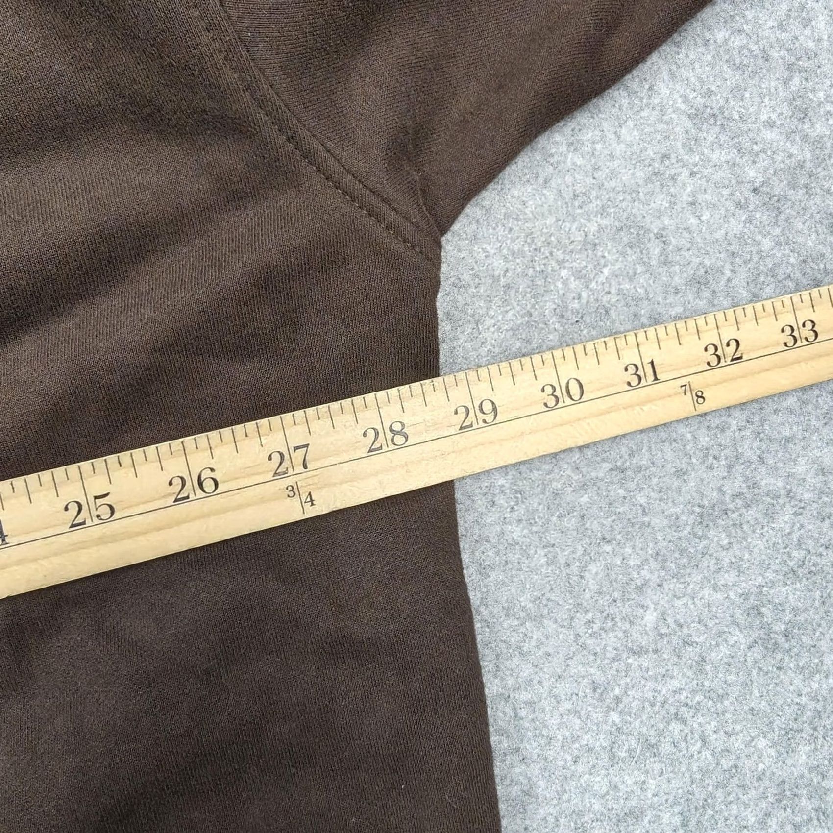 KangaROOS Comfrt Hoodie Mens 3XL Brown Fleece Kangaroo Pocket Logo Casual Pullover Striped? Size US XXL / EU 58 / 5 - 7 Thumbnail