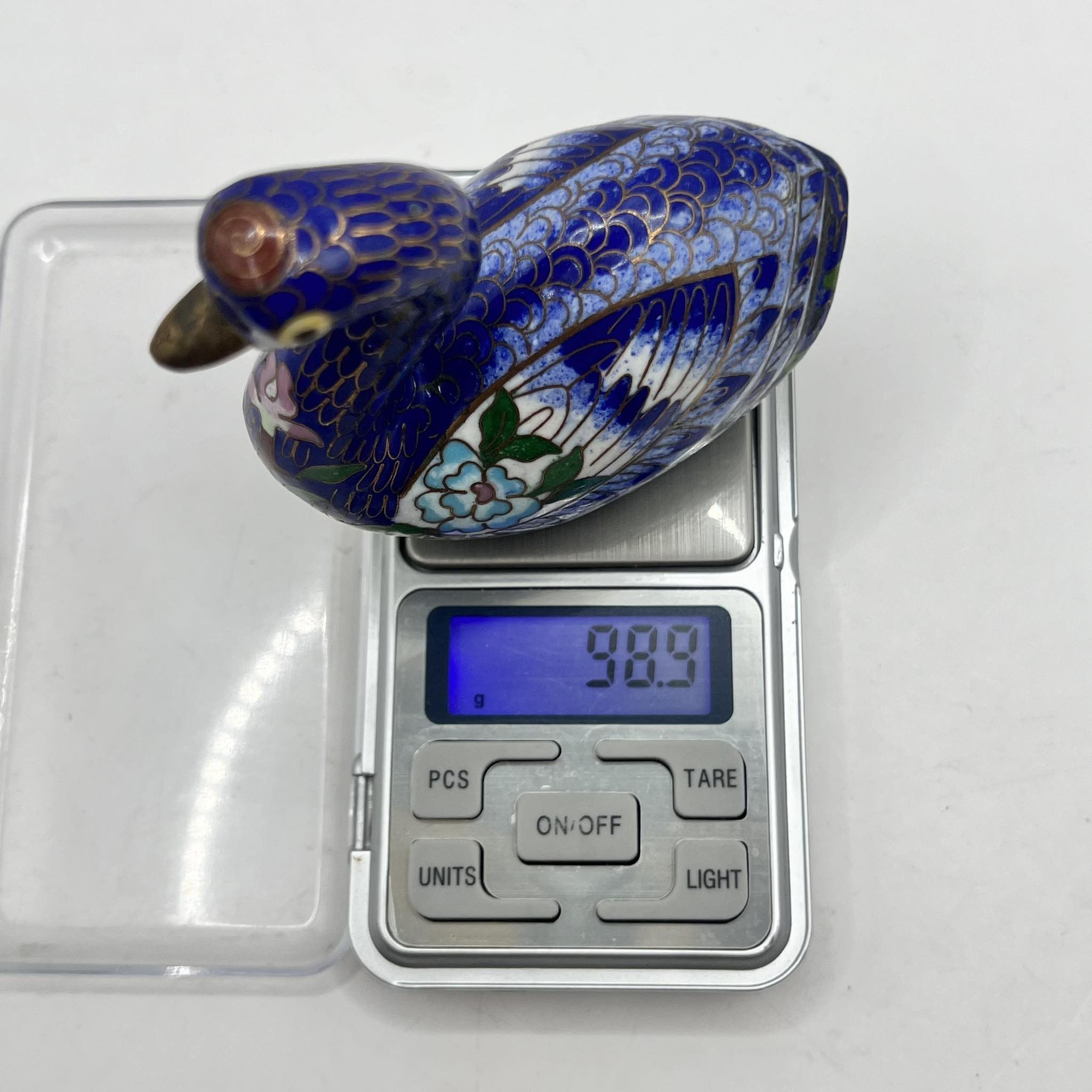 Handmade × Vintage 1970 Vintage Brass Miniature Figure Swan Cloisonne Enamel Size ONE SIZE - 7 Thumbnail