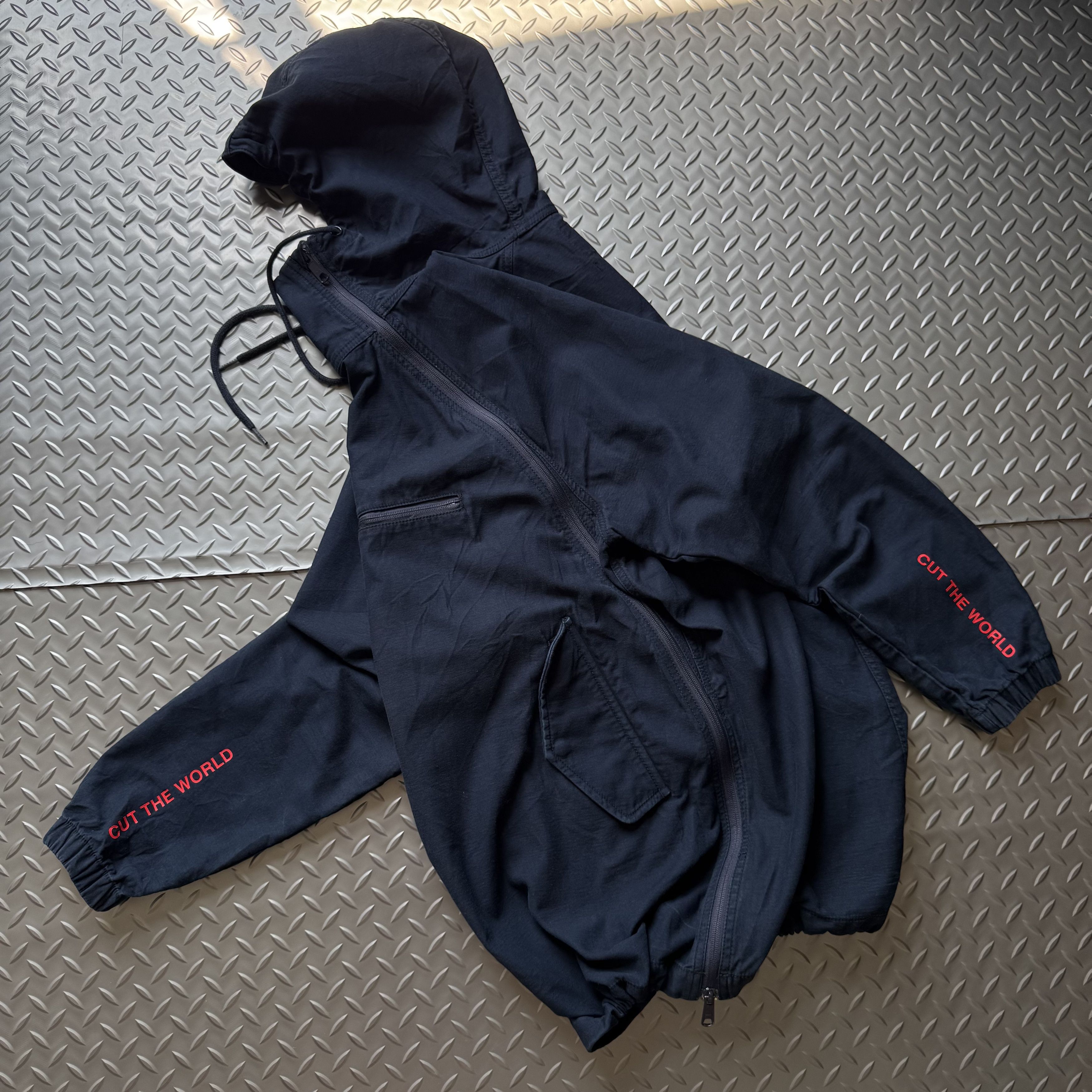 Japanese Brand 5CM Technical Asymmetrical Zip Jacket Size US M / EU 48-50 / 2 - 9 Thumbnail