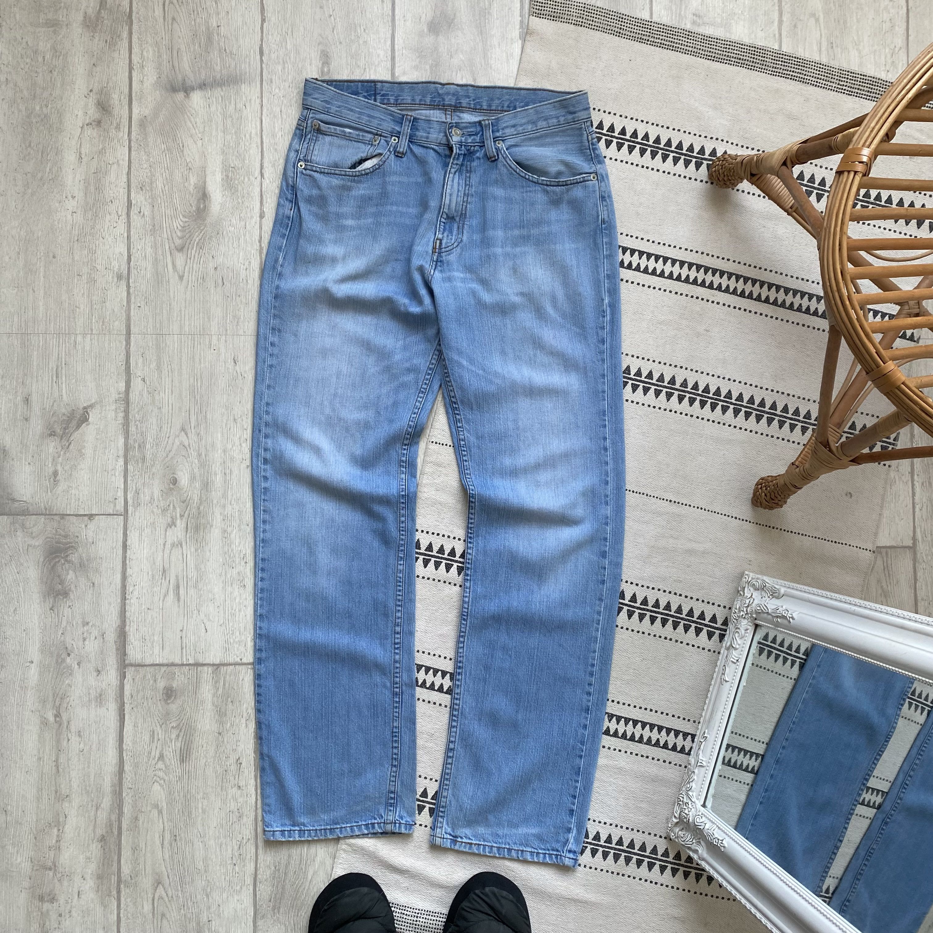 Levi's Vintage 90s Levi's 751 Washed Blue Denim Jeans 32x34 Y2K Usa Size US 32 / EU 48 - 5 Thumbnail