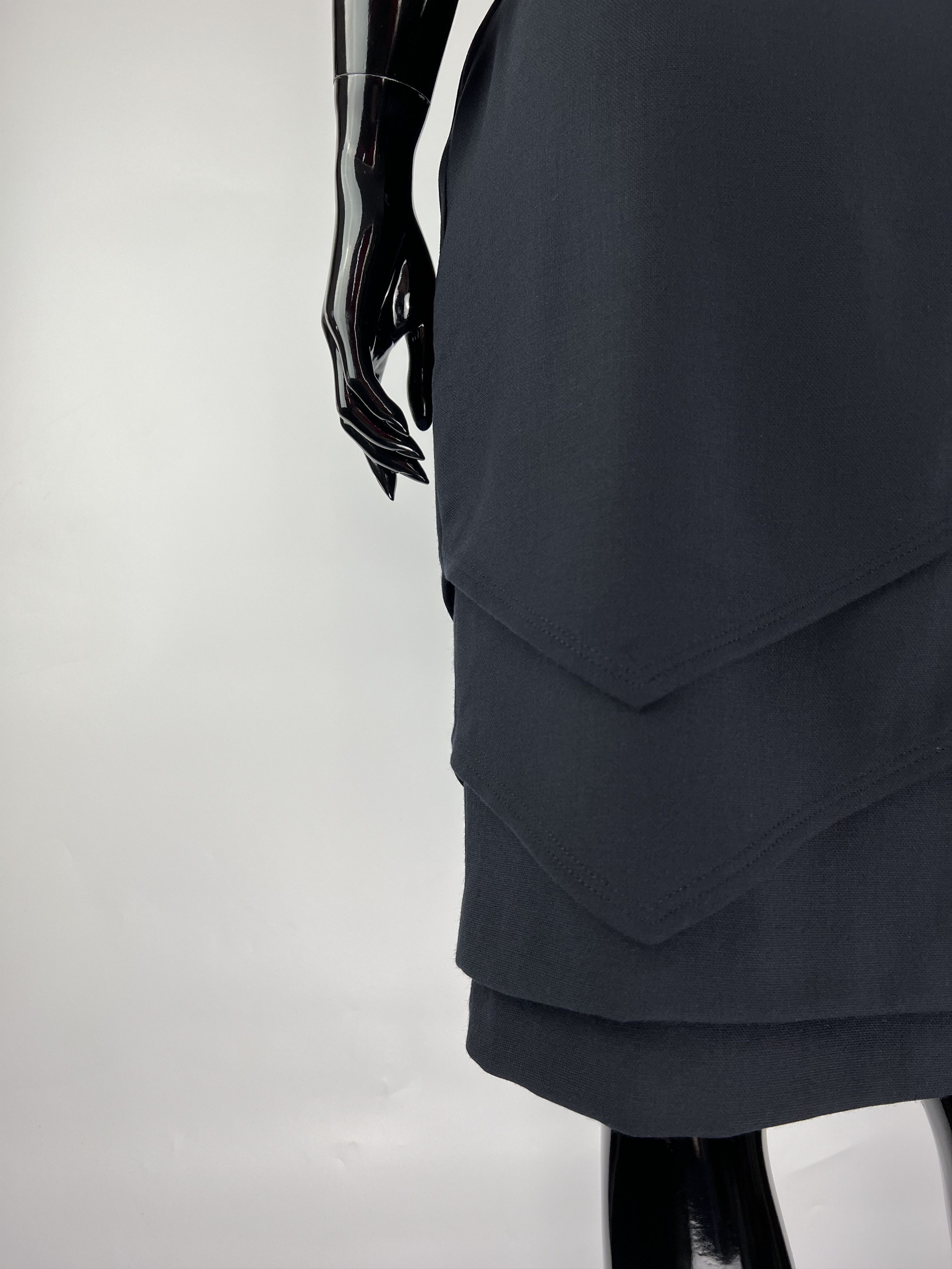 Escada × Vintage Escada By Margaretha Ley Rare Vtg Wool Midi Skirt Size 40 Size 27" / US 4 / IT 40 - 4 Thumbnail