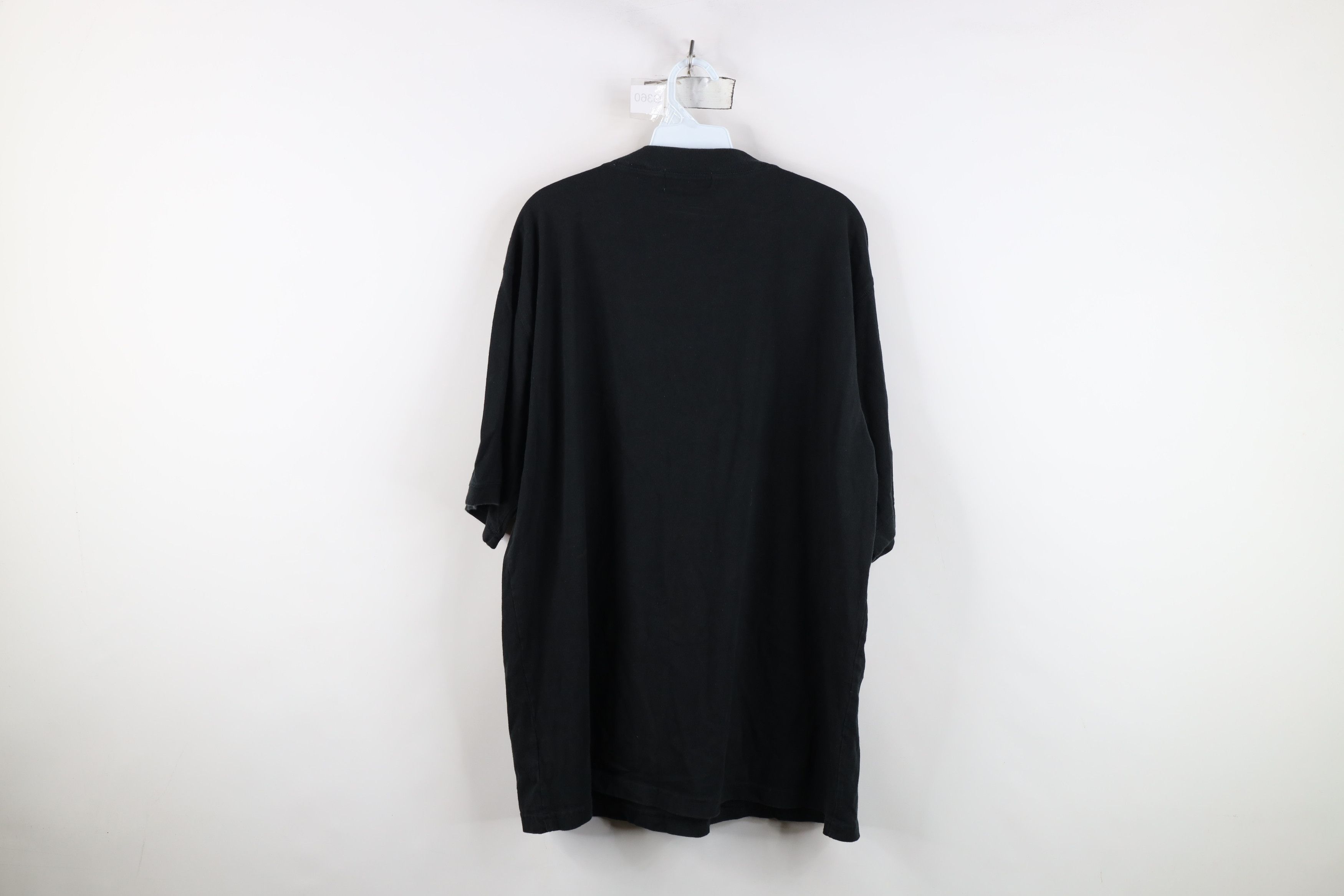 Vintage Vintage 90s Streetwear Heavy Cotton Henley T-Shirt Black Size US XL / EU 56 / 4 - 12 Thumbnail
