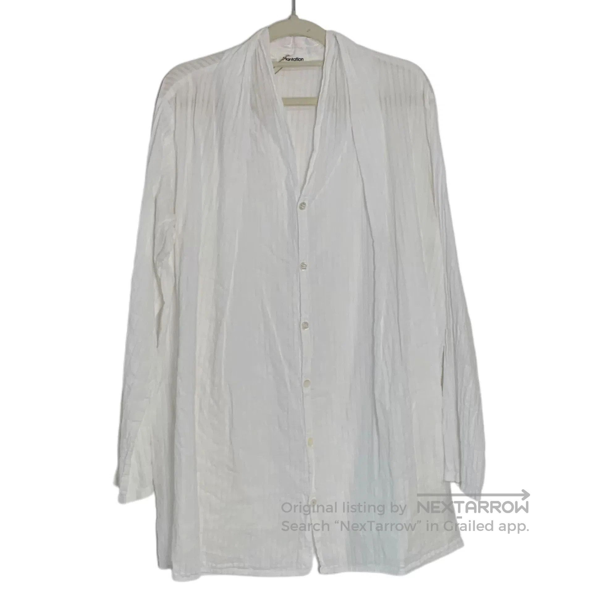 Issey Miyake Issey Miyake Plantation White Shirt. Size S / US 4 / IT 40 - 1 Thumbnail