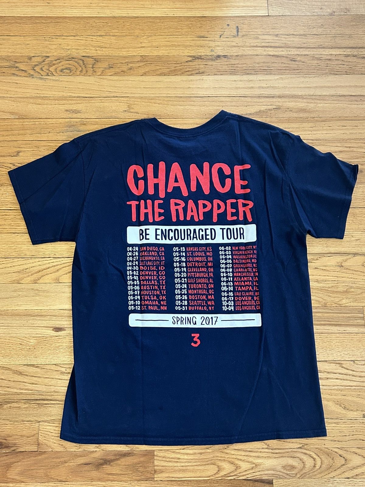 Chance The Rapper Chance the Rapper Be Encouraged Tour Tee Size US L / EU 52-54 / 3 - 3 Thumbnail
