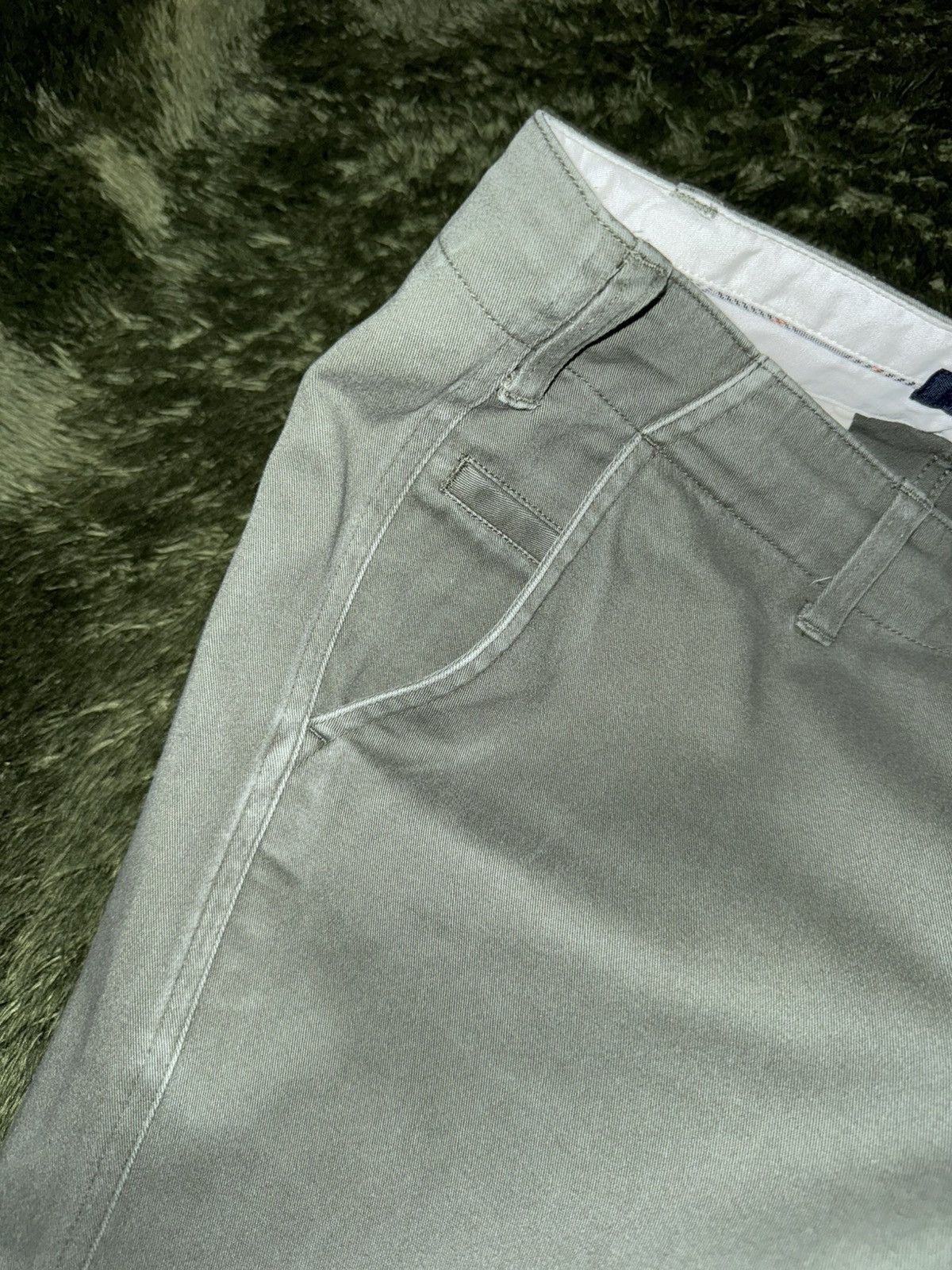 Beams Japan [S] BEAMS HEART JAPAN cotton blended chino pants olive Size US 29 - 5 Thumbnail