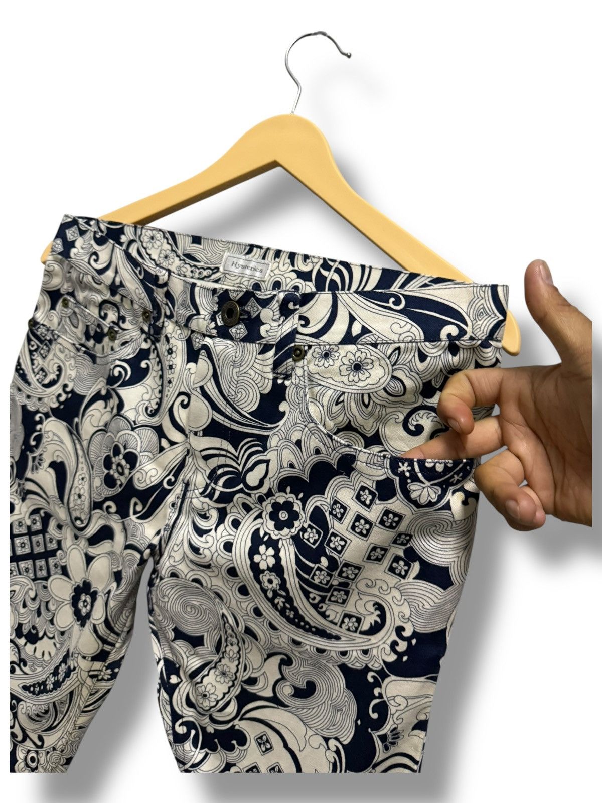 Designer × Hysteric Glamour × Japanese Brand VINTAGE HYSTERIC GLAMOUR BANDANA DESIGN JAPANESE BRAND DENIM Size 31" - 11 Thumbnail