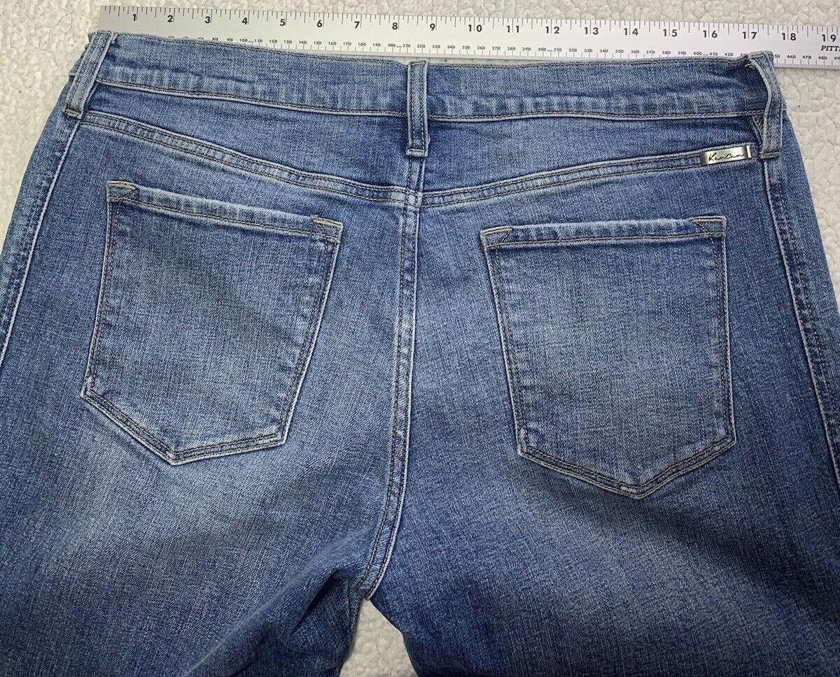 Kancan USA Kancan Jeans Women's Size 13 Blue Distressed Straight Leg Size ONE SIZE - 6 Thumbnail