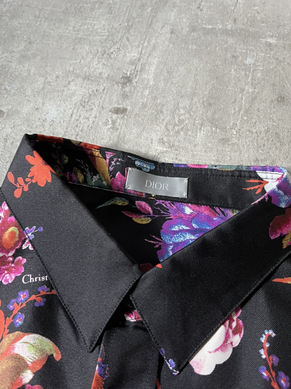 Dior × Kaws Dior x Kaws S/S 2019 silk shirt Bouquet De Fleurs print Size US M / EU 48-50 / 2 - 5 Thumbnail