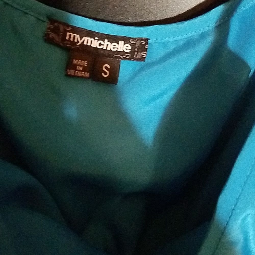 Other My Michelle Blue Spaghetti Strapped Braided Belt Small Size S / US 4 / IT 40 - 3 Thumbnail