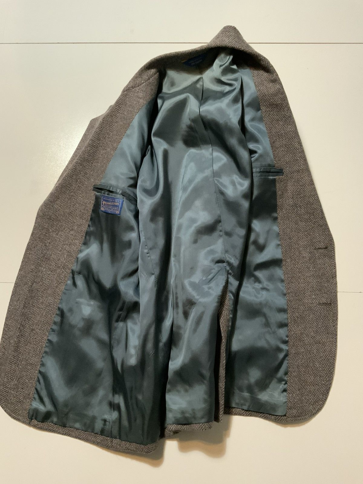 Pendleton × Vintage Pendleton Herringbone Western Wool Country Coat Jacket Size US S / EU 44-46 / 1 - 3 Thumbnail