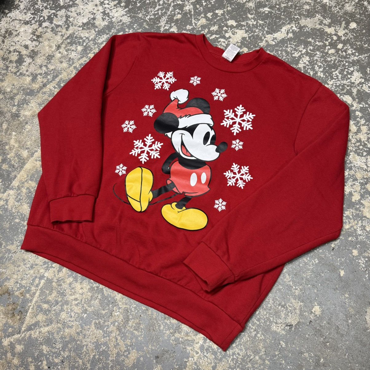 Other Y2K Disney Mickey Mouse Christmas Crewneck Sweatshirt Size US XL / EU 56 / 4 - 2 Thumbnail