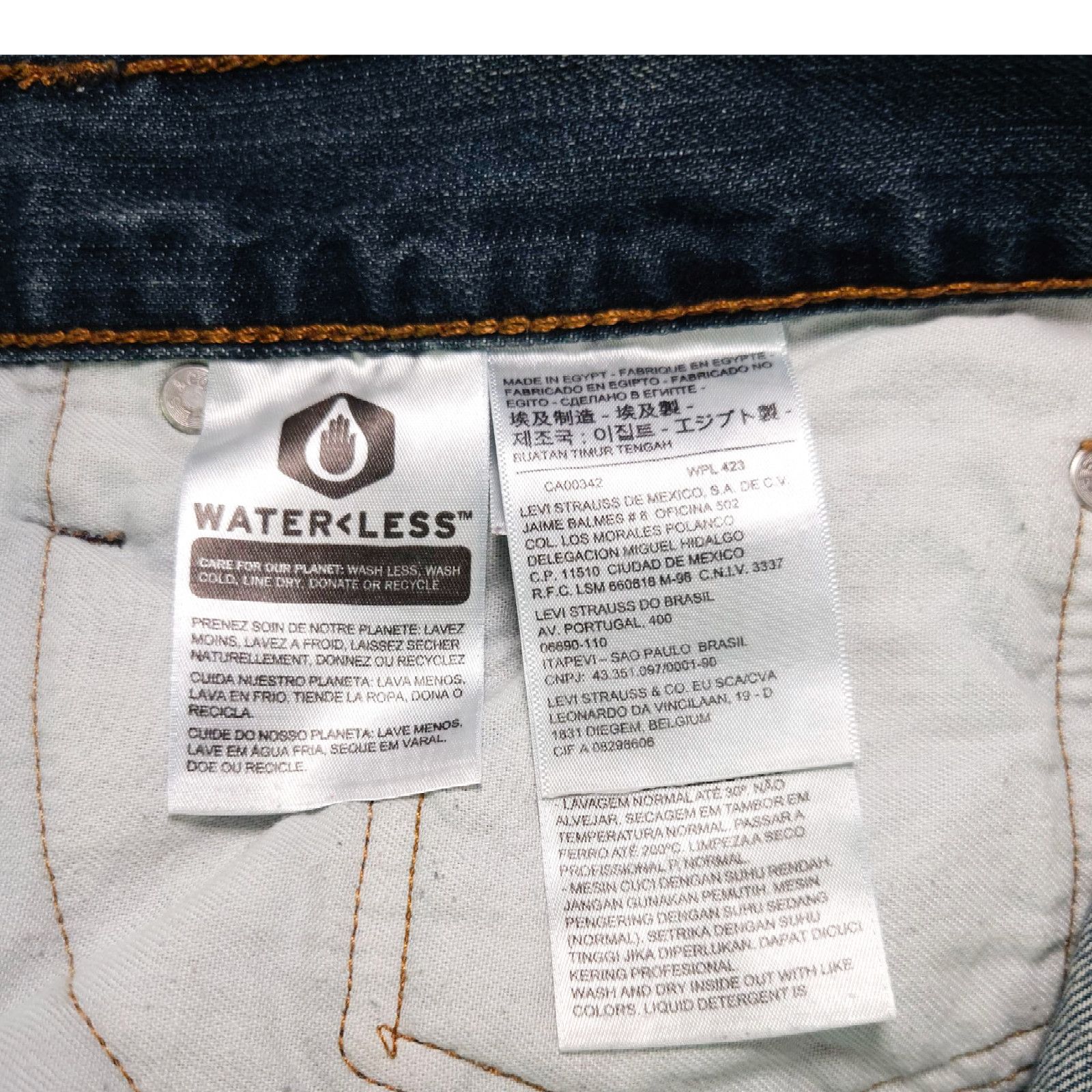 Levi's EUC Levi's 559 Relaxed Straight Leg Denim Jeans Sz. 34x32 Size US 34 / EU 50 - 6 Thumbnail