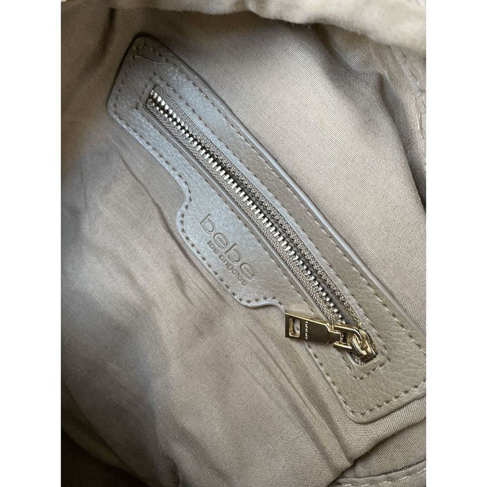 Bebe Bebe Los Angeles Beige Goldtone Hardware Backpack Size ONE SIZE - 12 Thumbnail