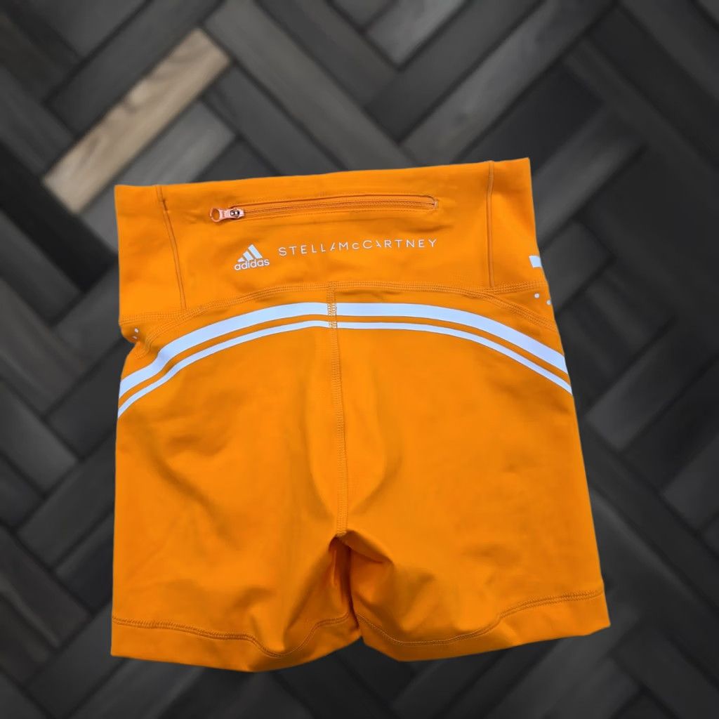 Stella McCartney Adidas By Stella McCartney Women’s XS Orange Athletic Running Shorts Size 26" / US 2 / IT 38 - 1 Thumbnail