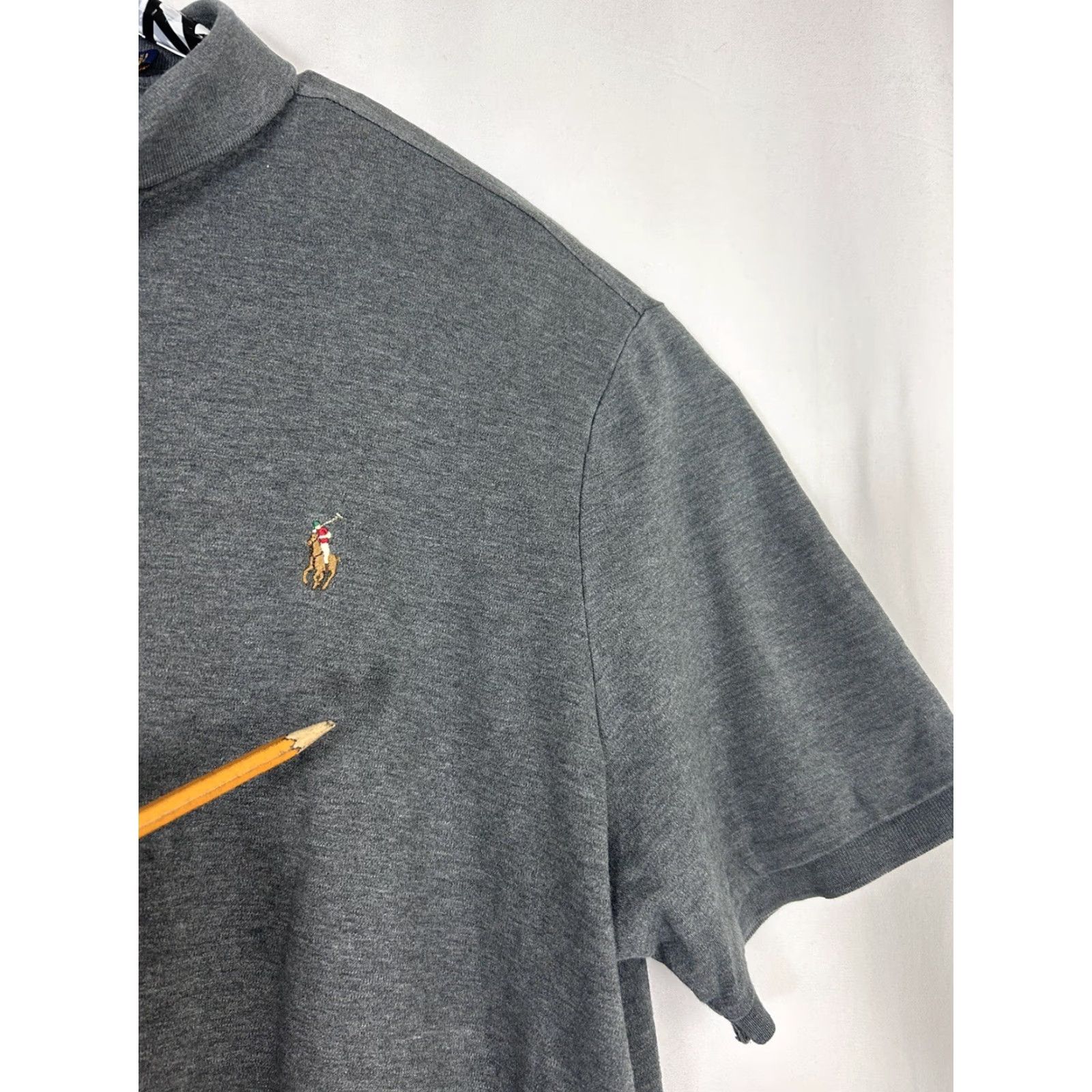Polo Ralph Lauren Polo Ralph Lauren Shirt Mens XL Pullover Short Sleeve Charcoal Gray Cotton Size US XL / EU 56 / 4 - 4 Thumbnail