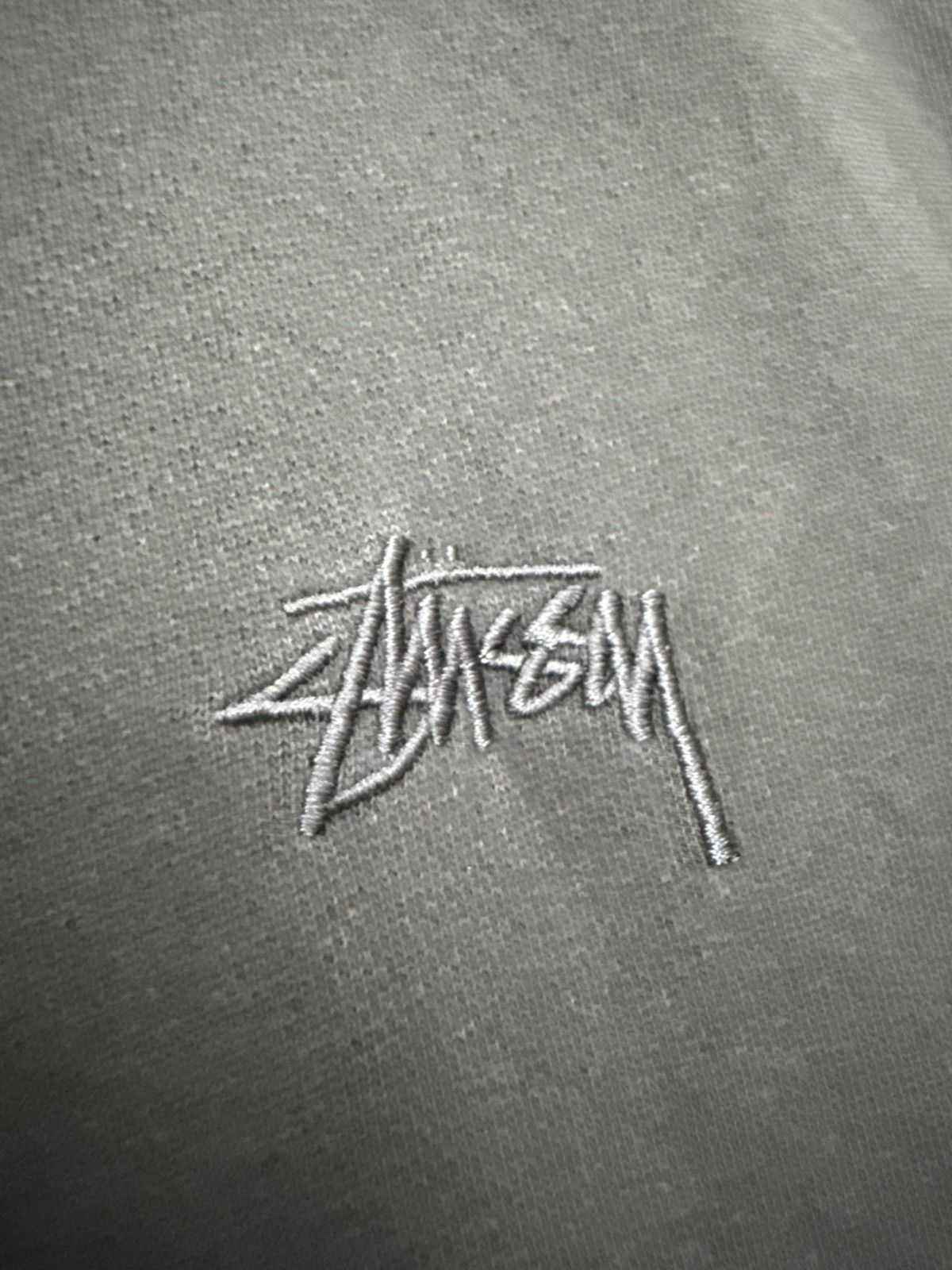 Stussy 🔥 Stussy Embroidery Roundneck Sweatshirt in Faded Black - M Size US M / EU 48-50 / 2 - 4 Thumbnail