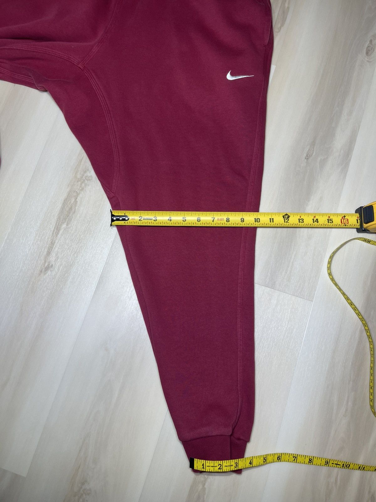 Nike Nike Sweatpants Men’s Sz XXL Maroon Fleece Jogger Drawstring Size US 38 / EU 54 - 7 Thumbnail