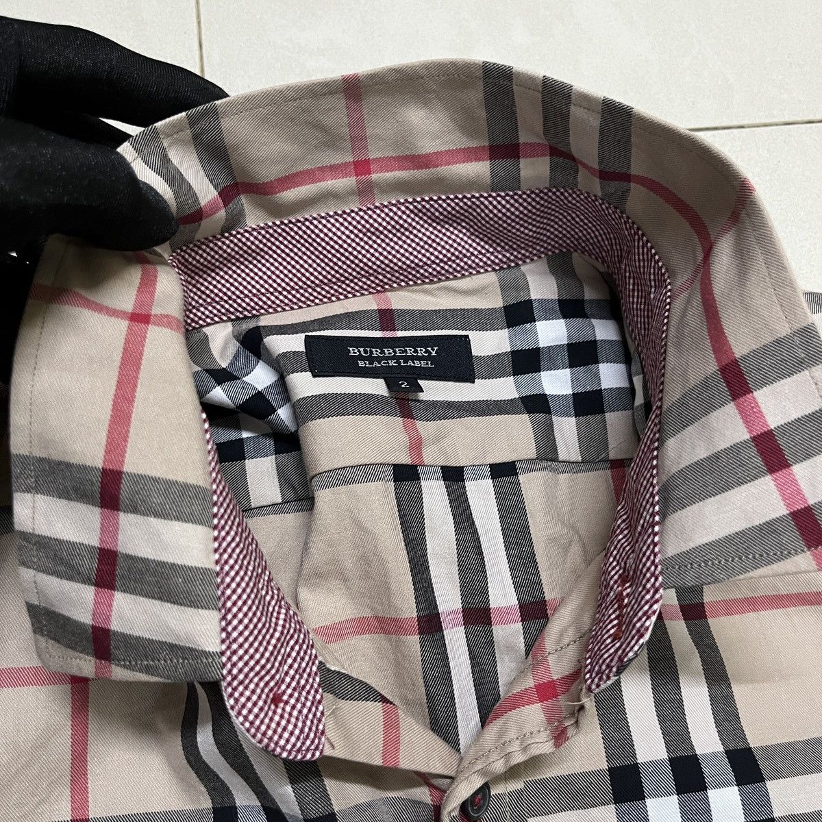Black Label × Burberry Vintage Burberry Nova Check Button Up Shirt Size S / US 4 / IT 40 - 6 Thumbnail