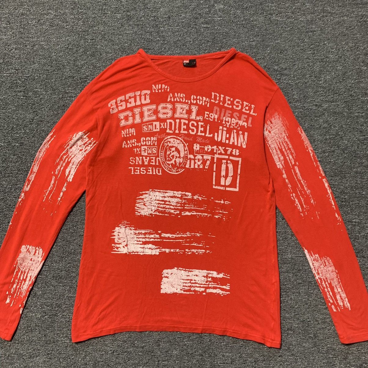 Diesel Vintage Diesel y2k Big Logo T-Shirt Size US M / EU 48-50 / 2 - 4 Thumbnail