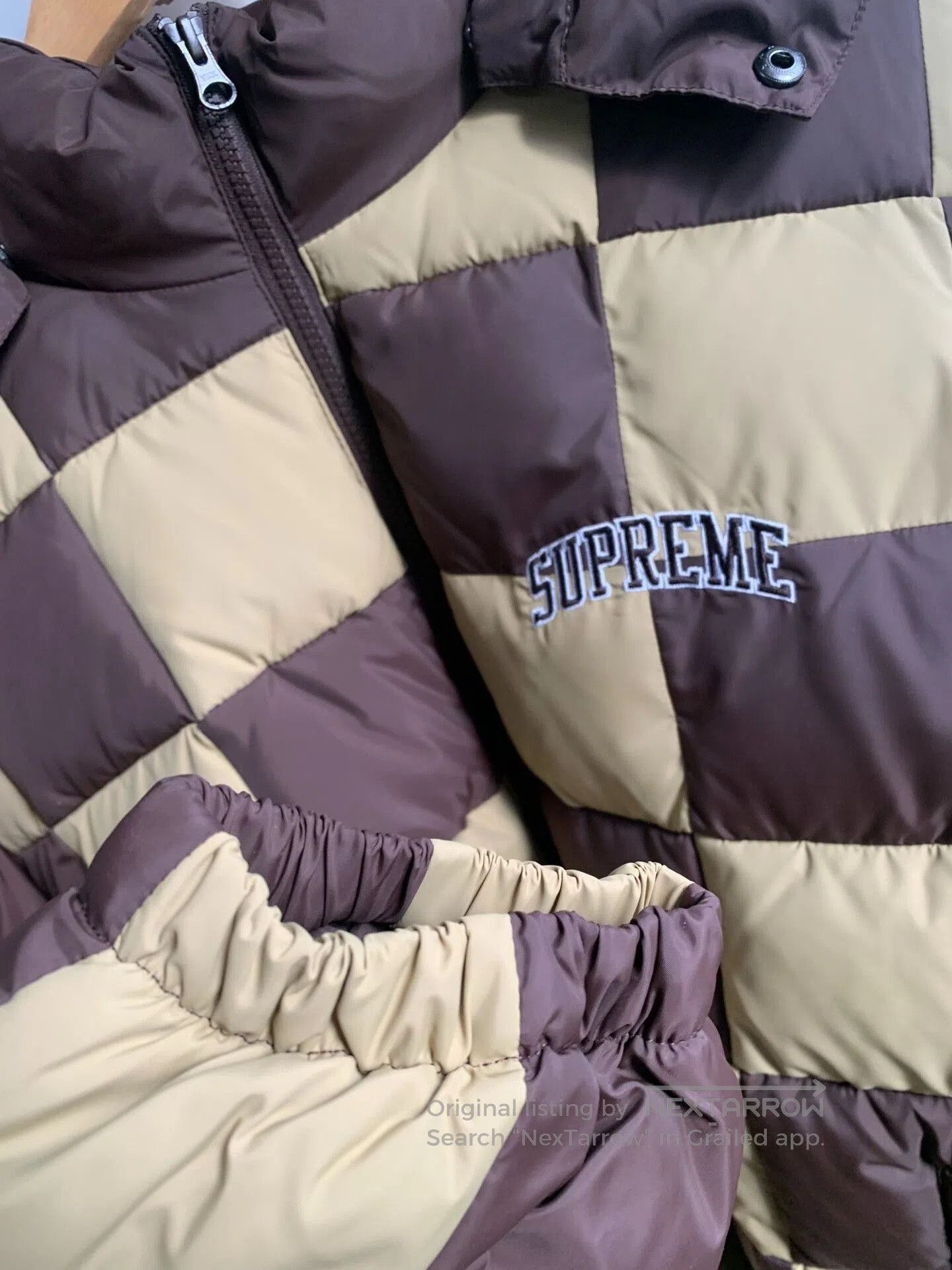 Supreme Supreme 19FW Checkerboard Puffy Jacket. Size US L / EU 52-54 / 3 - 4 Thumbnail