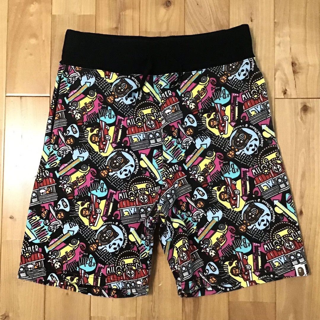 Bape × Nigo BAPE Cadillac Milo sweat shorts a bathing ape NIGO ★size M Size US 32 / EU 48 - 1 Thumbnail