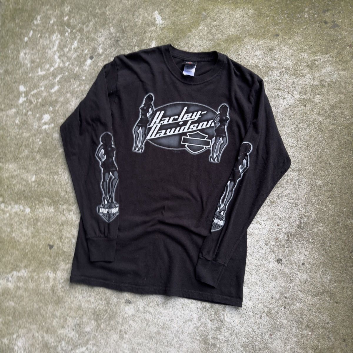 Harley Davidson Harley Davidson Biker Girl Shirt ERD Grunge Pornstar Size US M / EU 48-50 / 2 - 5 Thumbnail