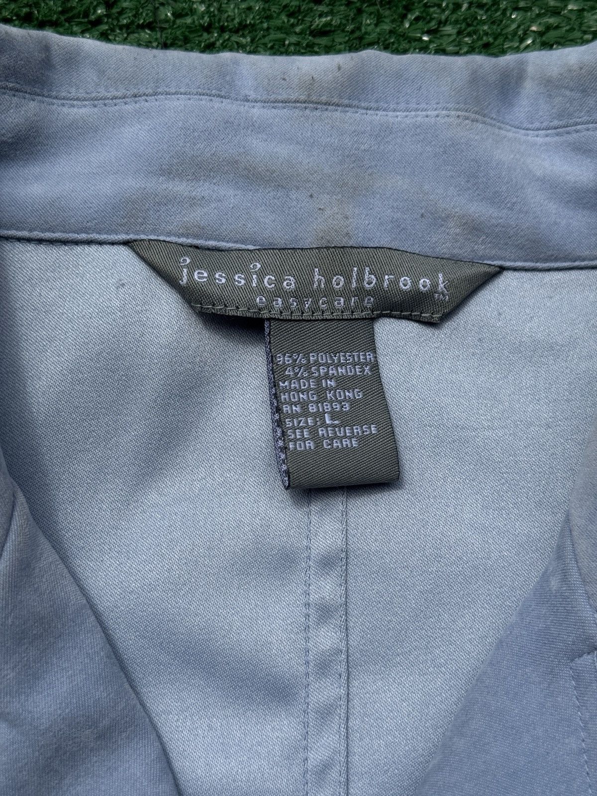 Other Baby Blue Button Up Shirt Size L / US 10 / IT 46 - 2 Thumbnail
