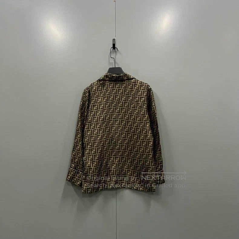 Fendi Fendi Full print FF silk shirt Size XXS / US 00 / IT 34 - 2 Thumbnail