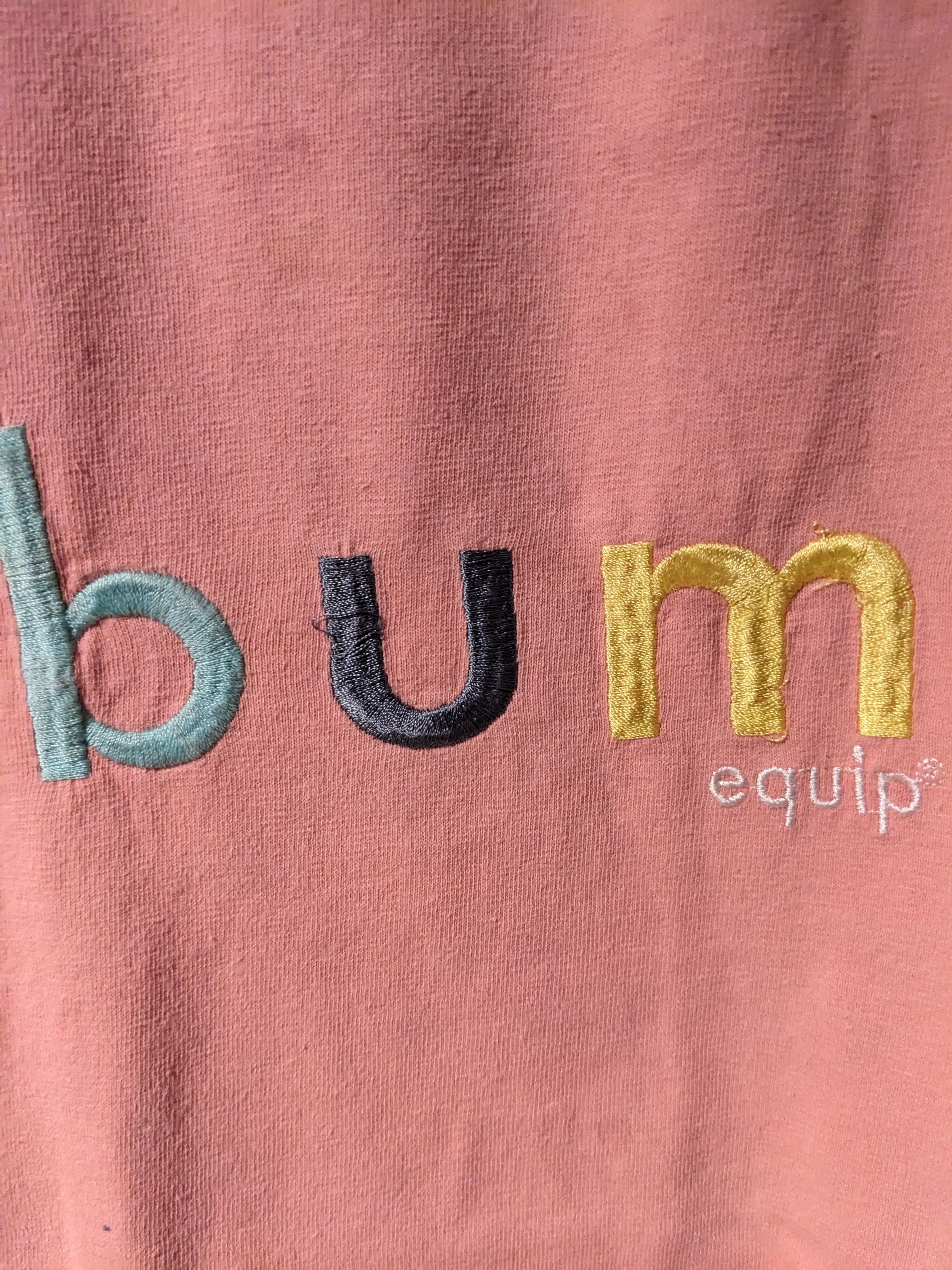 B.U.M Equipment × Vintage Vintage Y2K Bum Equipment Spell Out Medium Cropped T-Shirt Size M / US 6-8 / IT 42-44 - 2 Thumbnail