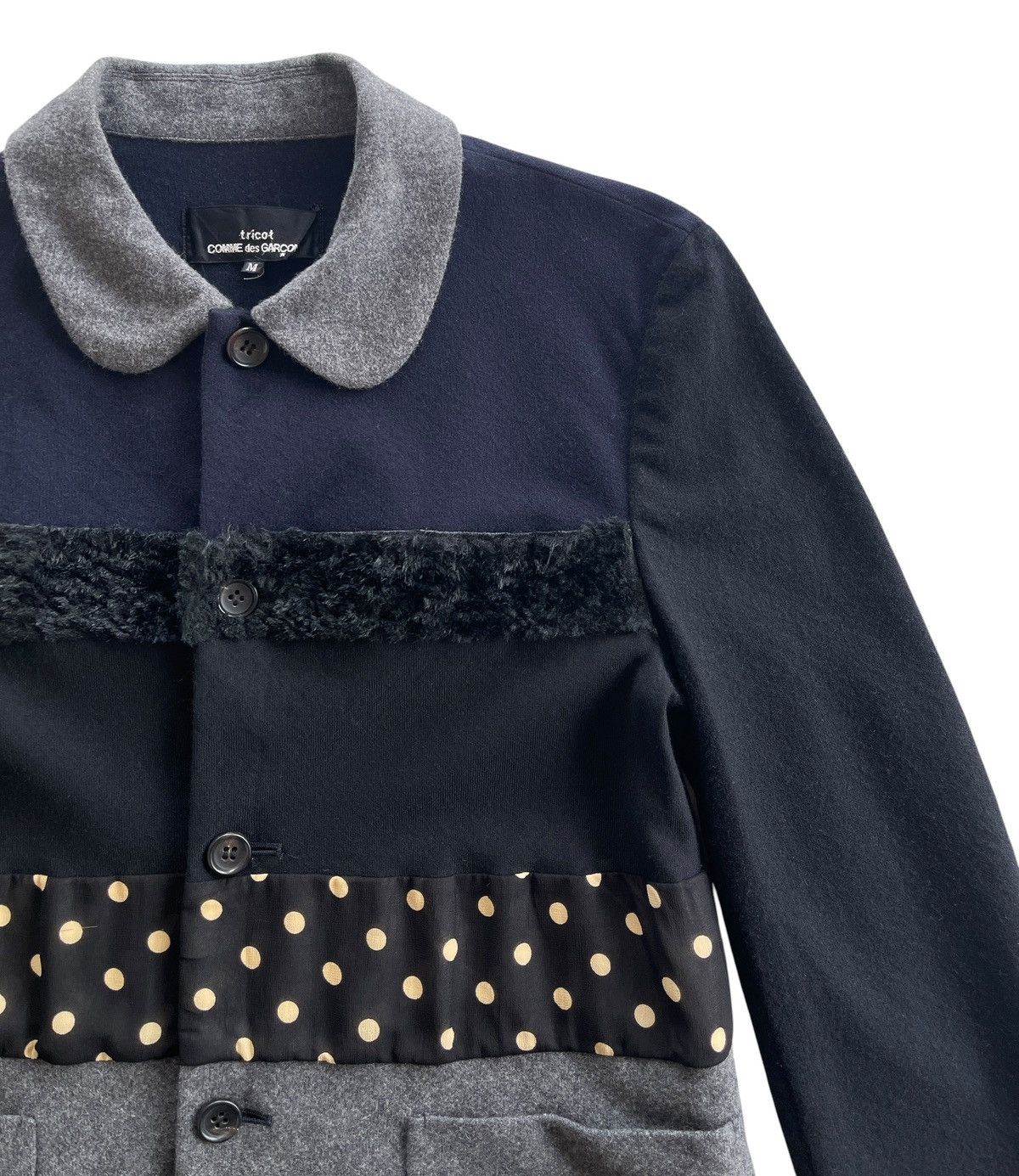 Tricot Comme des Garcons AD2000 Tricot Comme Des Garcons Polkadot Coat Size M / US 6-8 / IT 42-44 - 6 Thumbnail