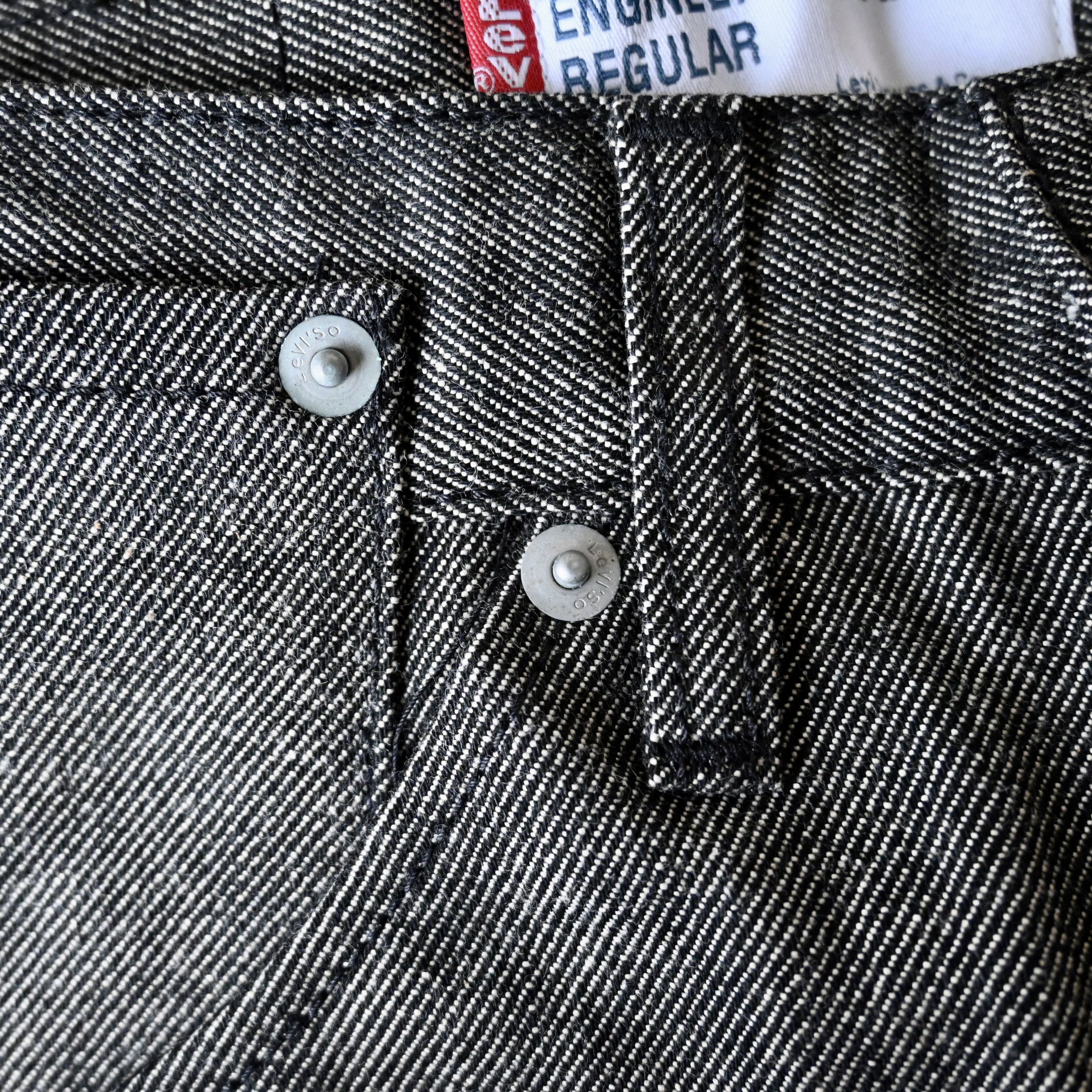 Levi's DEADSTOCK 2000s Levi's ENGINEERED JEANS "REGULAR FIT", black Size 28" / US 6 / IT 42 - 11 Thumbnail