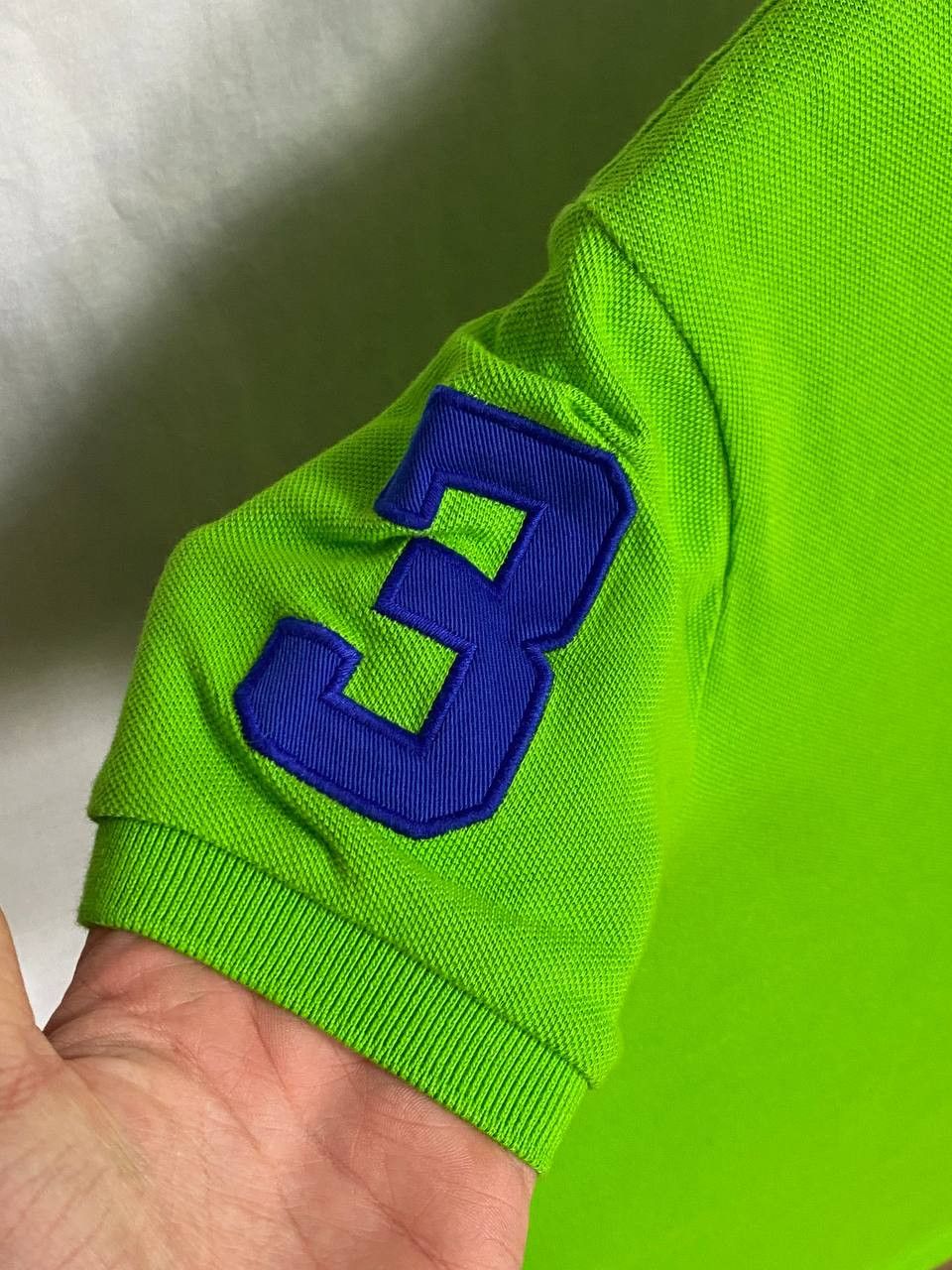 Polo Ralph Lauren 👕 Polo Ralph Lauren Polo – Neon Green Royal Blue Accents Size US S / EU 44-46 / 1 - 3 Thumbnail