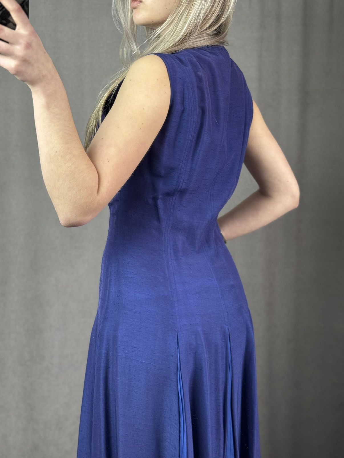 Christian Dior Monsieur OMG😻 Vintage Dress 80s Christian Dior COODONNES Viscose Size M / US 6-8 / IT 42-44 - 15 Thumbnail