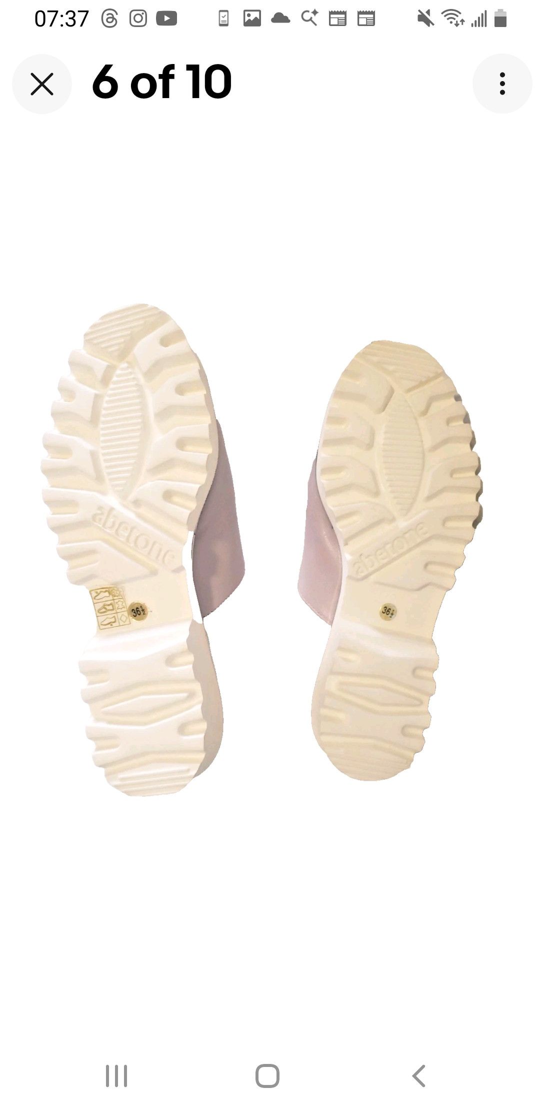 Ron White Lilac mule Size US 6.5 / IT 36.5 - 7 Thumbnail