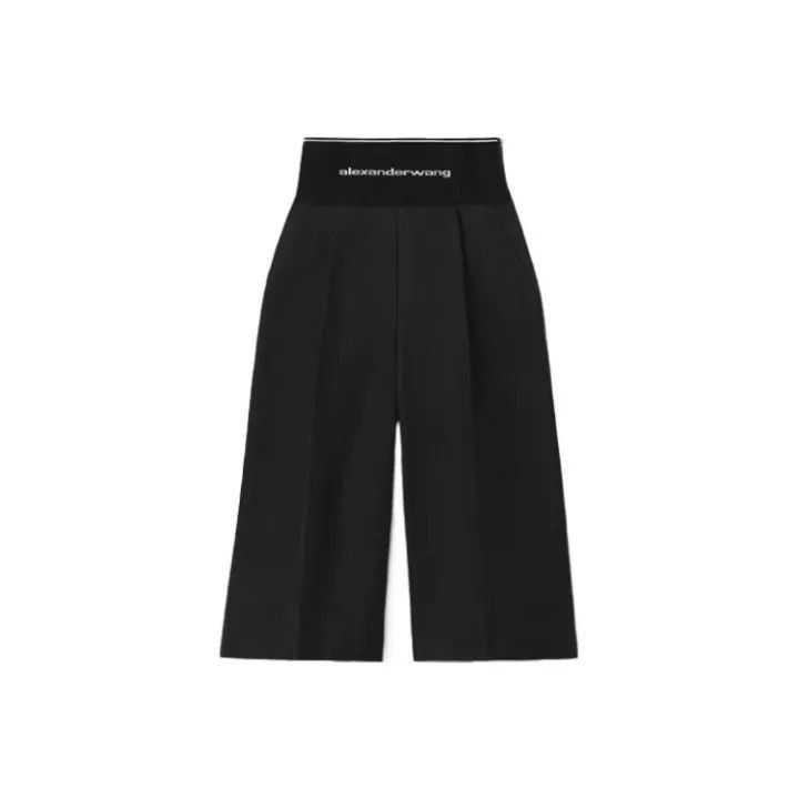 Alexander Wang Alexander Wang Black Wide-Leg Casual Pants - Size 22" - 1 Thumbnail