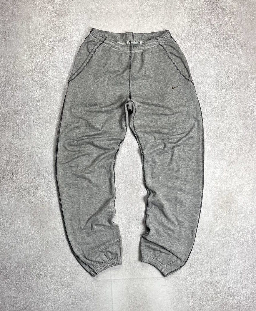 Nike × Vintage ⚡️FAST SALE⚡️VINTAGE NIKE AIR MAX BAGGY COTTON TRACKPANTS L Size US 34 / EU 50 - 3 Thumbnail