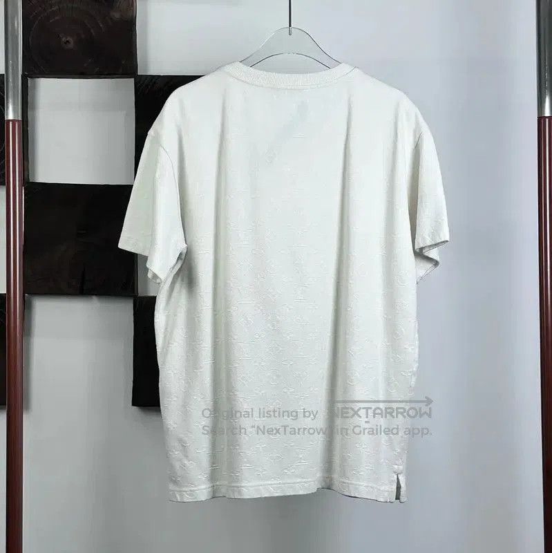 Louis Vuitton Louis Vuitton White Cotton Blend Monogram T-Shirt . Size US S / EU 44-46 / 1 - 2 Thumbnail