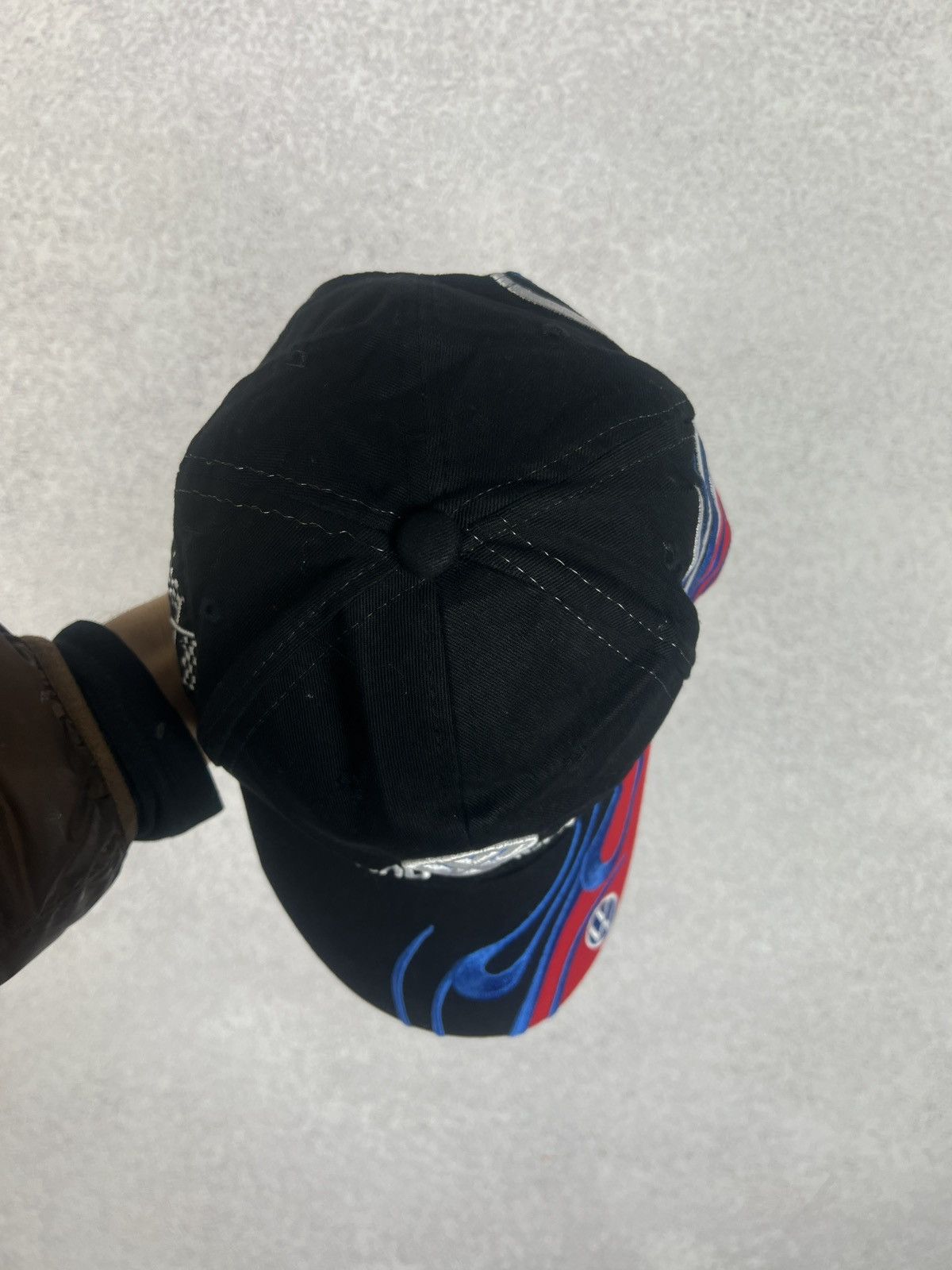 Other Vintage Y2K Racing Volkswagen Flames Fire Cap Hat Size ONE SIZE - 4 Thumbnail
