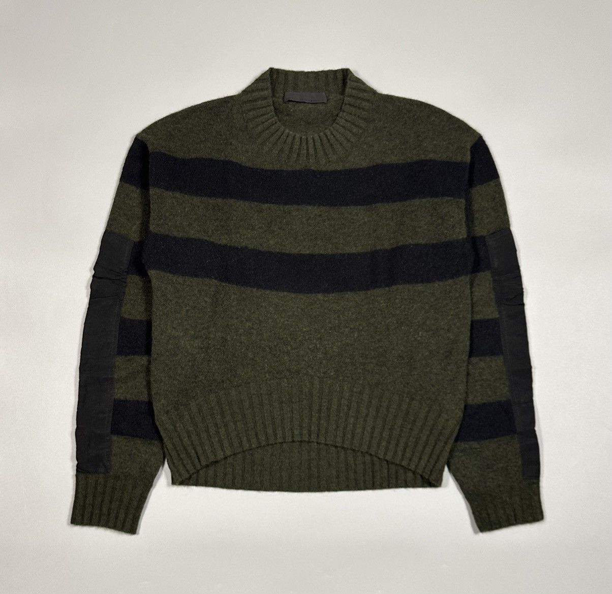 Haider Ackermann Haider Ackermann Oversized Striped Mohair Knit Sweater Size US M / EU 48-50 / 2 - 1 Thumbnail
