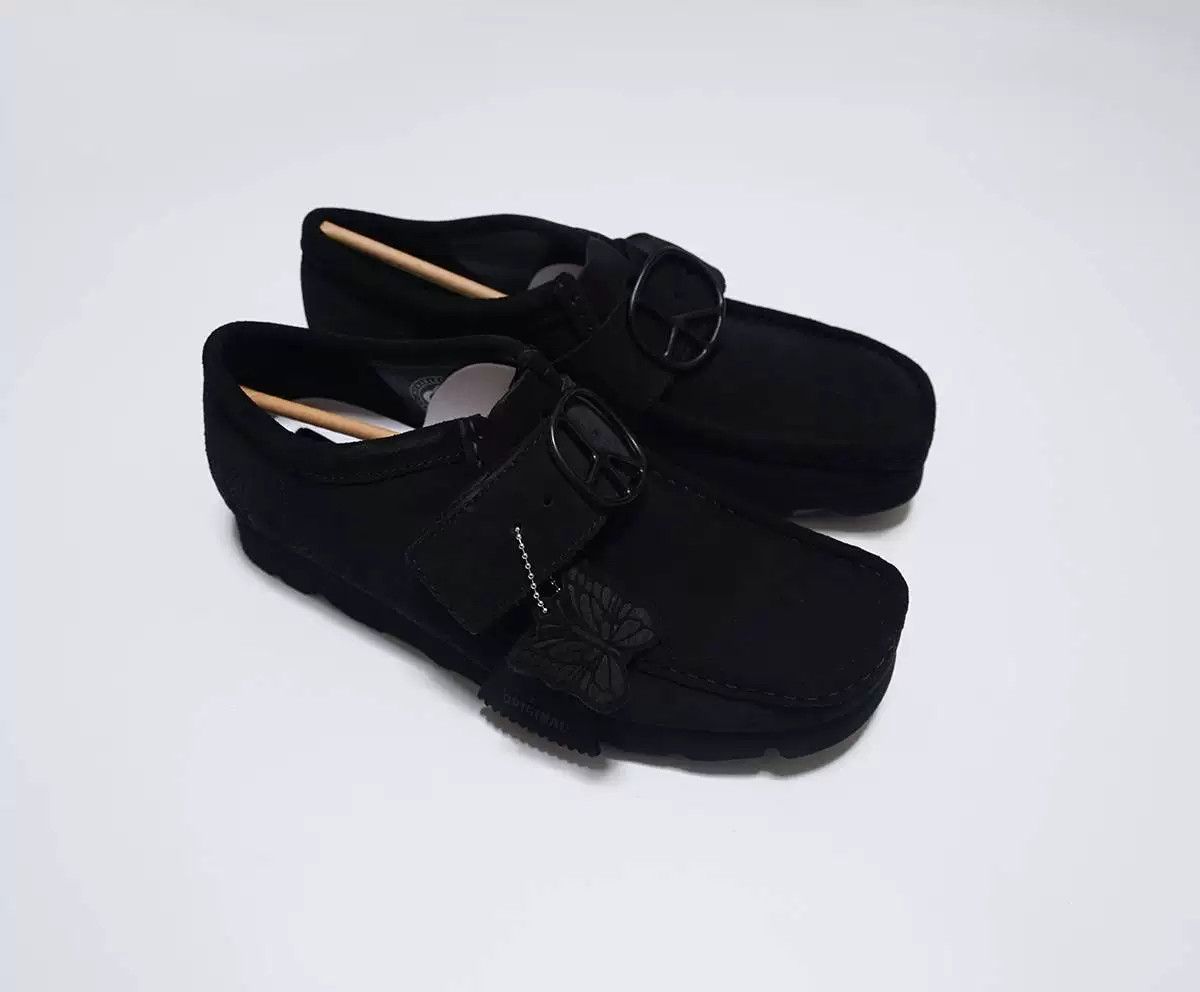 Needles NEEDLES × CLARKS WALLABEE Black Shoes Size US 9.5 / EU 42-43 - 1 Thumbnail