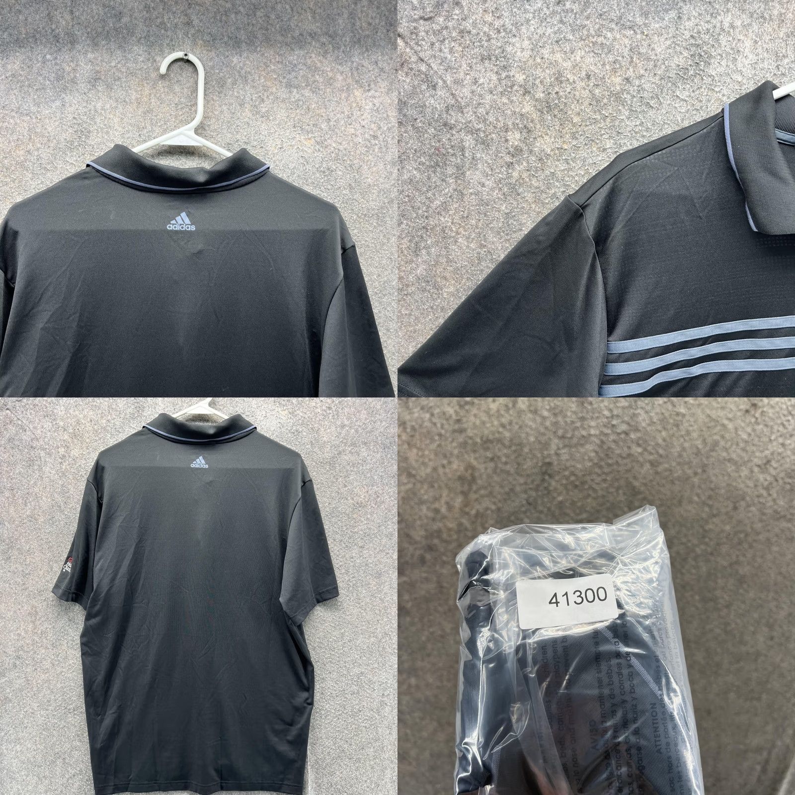 Adidas Adidas Golf Polo Shirt Mens Large Black Stripe Puremotion Honda Classic Golf Polo Shirt Mens L Black Stripe Puremotion Honda Classic Golf Size US L / EU 52-54 / 3 - 8 Thumbnail