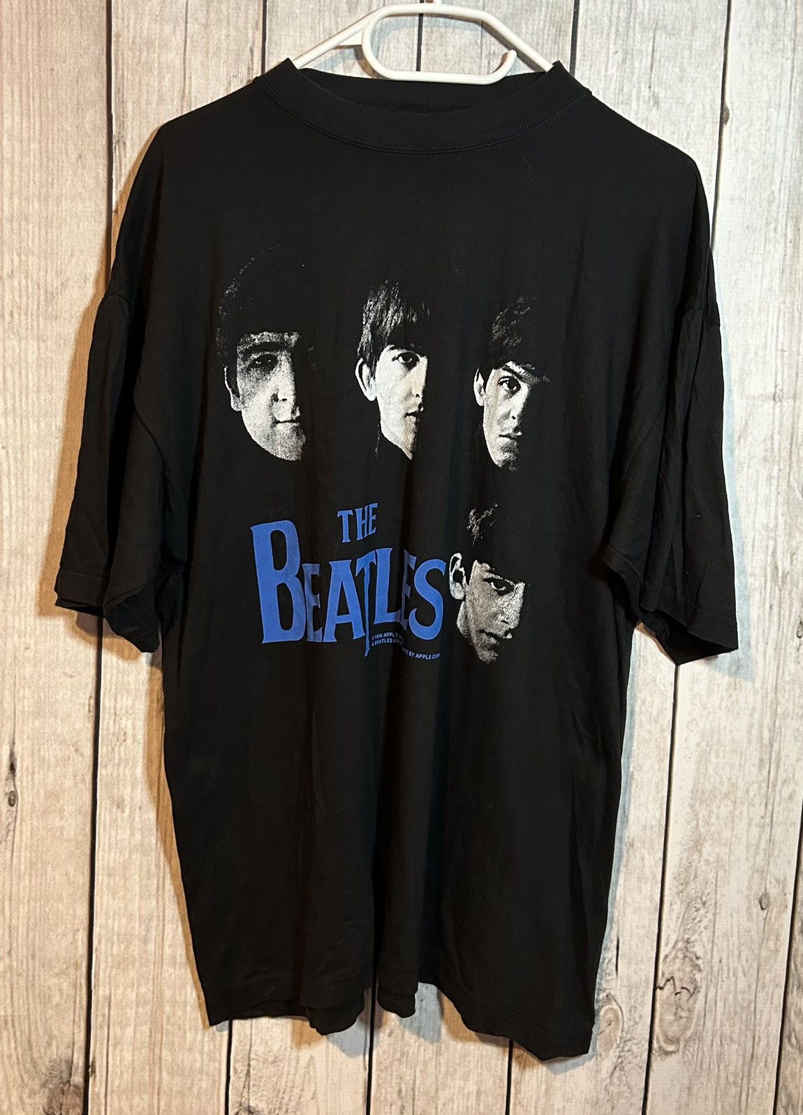 image of Band Tees x Rock T Shirt Vintage The Beatles 1996 T-Shirt in Black, Men's (Size Large)