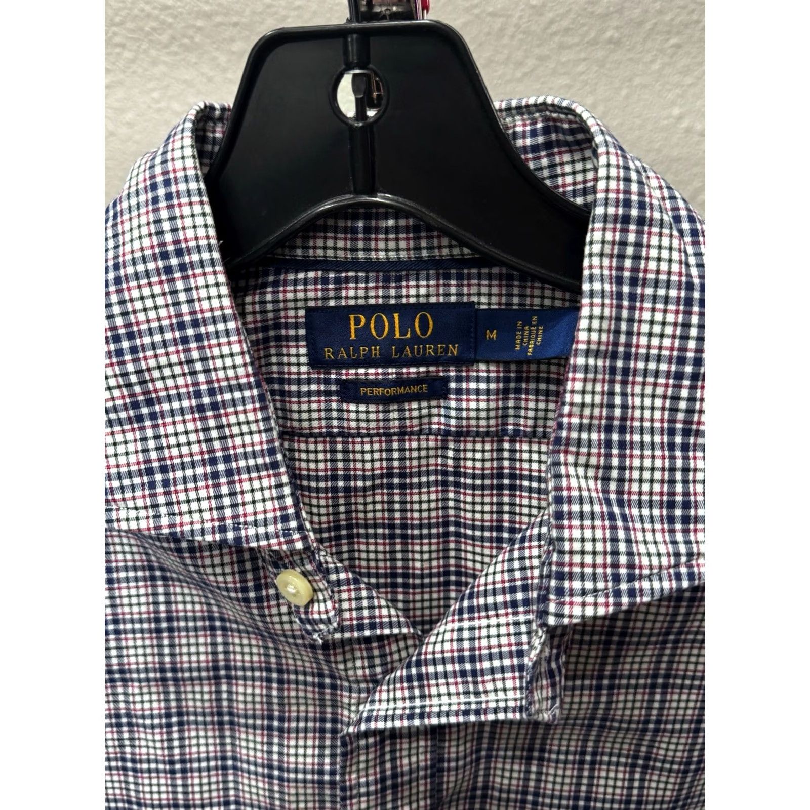 Polo Ralph Lauren Polo Ralph Lauren MINT Performance Plaid LONG SLEEVE SHIRT Medium M 15.5x34/35 Multicolor Men Shirt Size US M / EU 48-50 / 2 - 4 Thumbnail