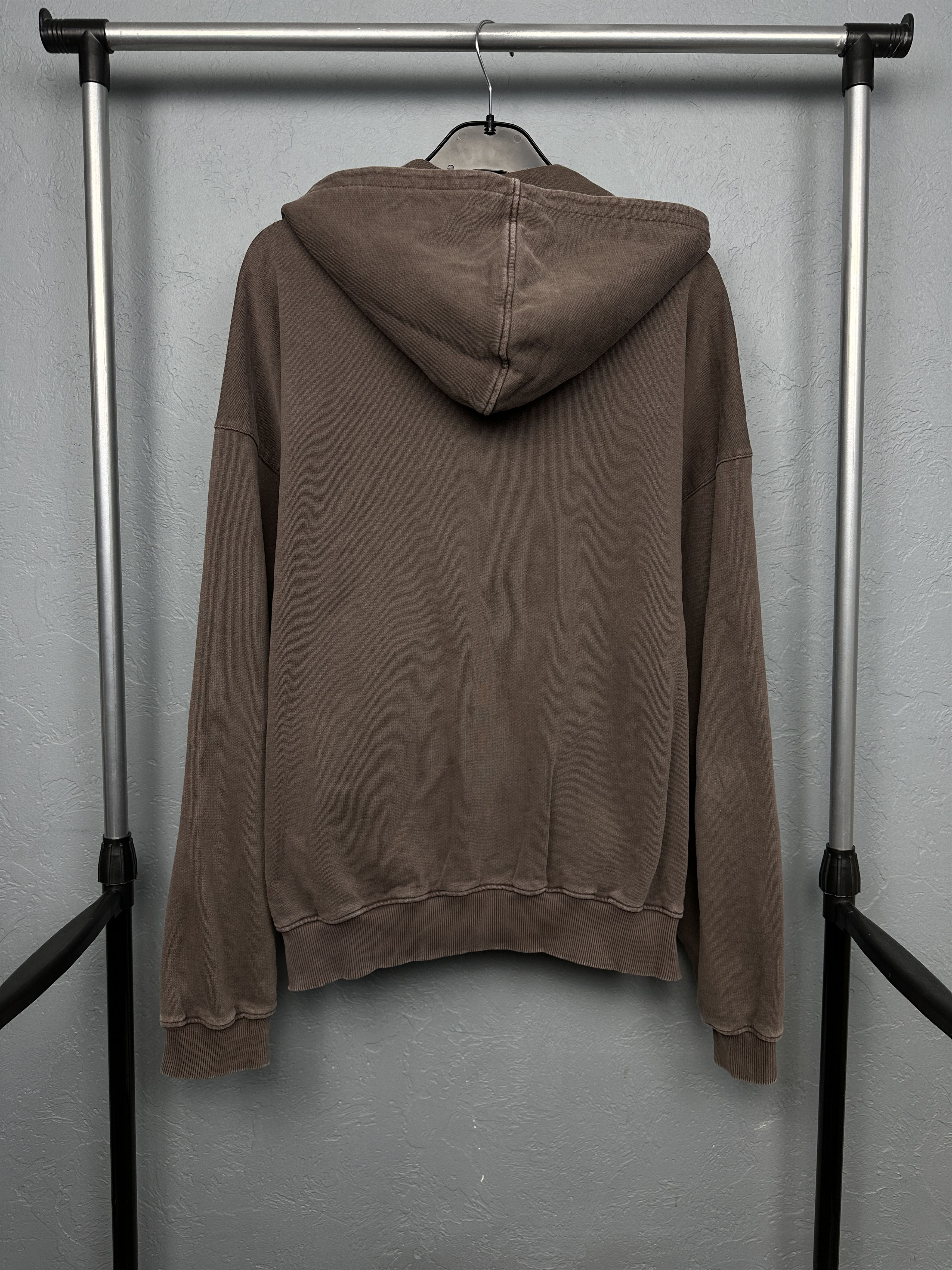 Cole Buxton Cole Buxton Mens Full Zip Washed Cotton Hoodie Size US L / EU 52-54 / 3 - 7 Thumbnail