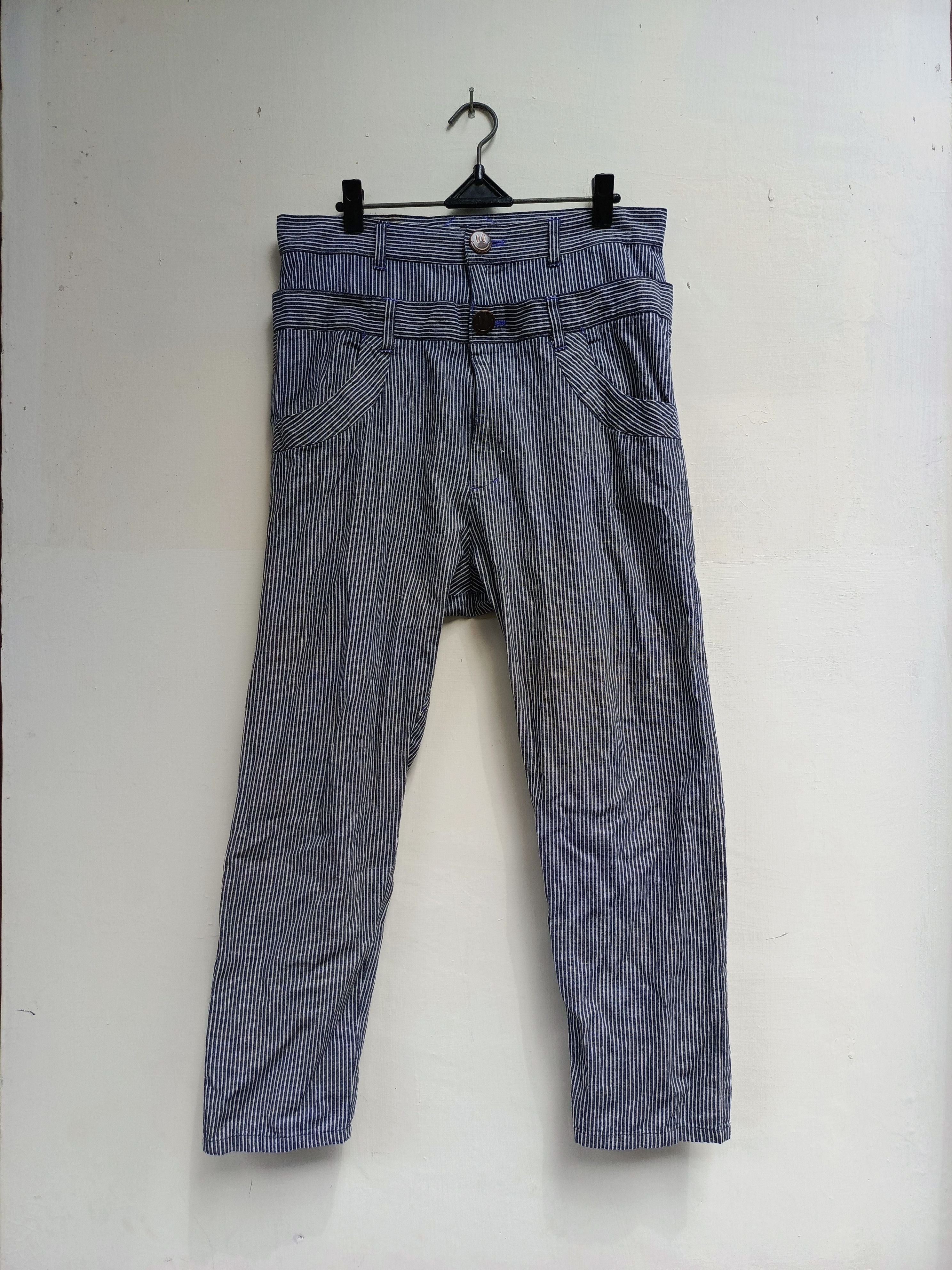 Candy stripper stripe pants japanese brand