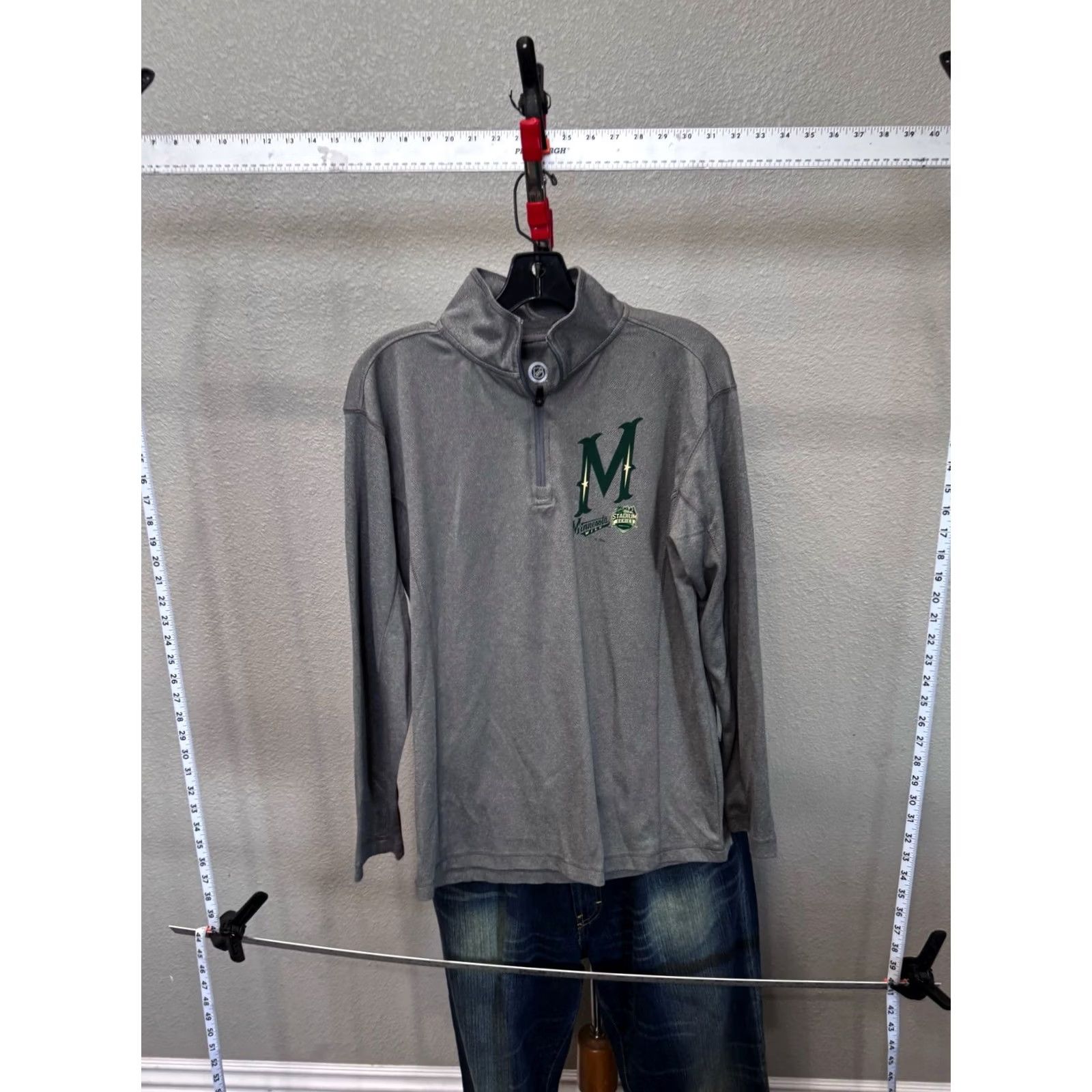 NHL NHL Minnesota Wild Stadium SHIRT Small S Mens Multicolor Long Sleeve Casual Sports Fan Gear Size US S / EU 44-46 / 1 - 3 Thumbnail