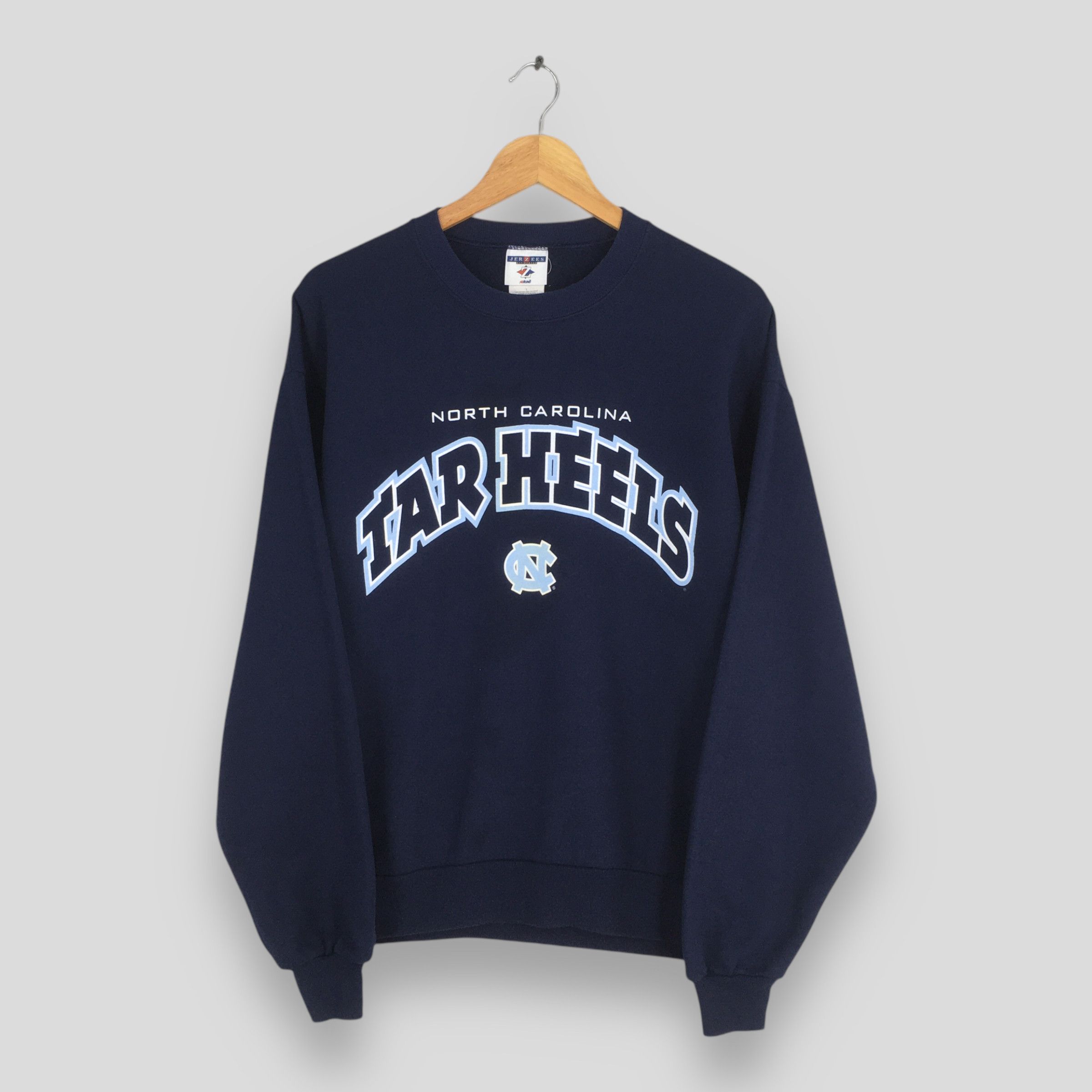 NCAA × Vintage Vintage 90s North Carolina Tar Heels NCAA Sweatshirt Large Size US L / EU 52-54 / 3 - 1 Thumbnail