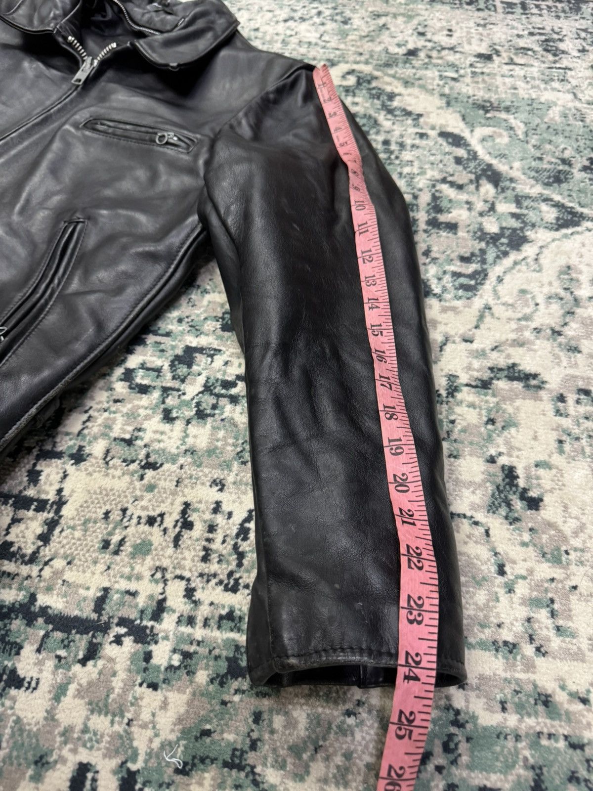 Schott VINTAGE SCHOTT 642 SINGLE RIDER CAFE RACER LEATHER JACKET Size US M / EU 48-50 / 2 - 12 Thumbnail
